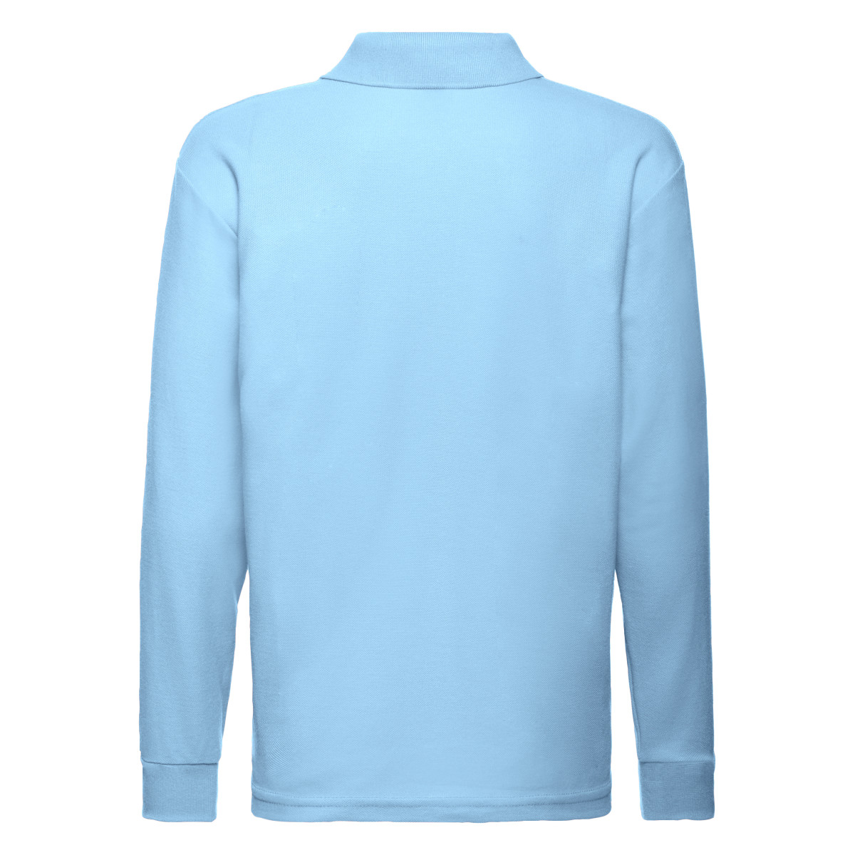 63201 Kid’s 65/35 L/Sleeve Polo Sky Blue