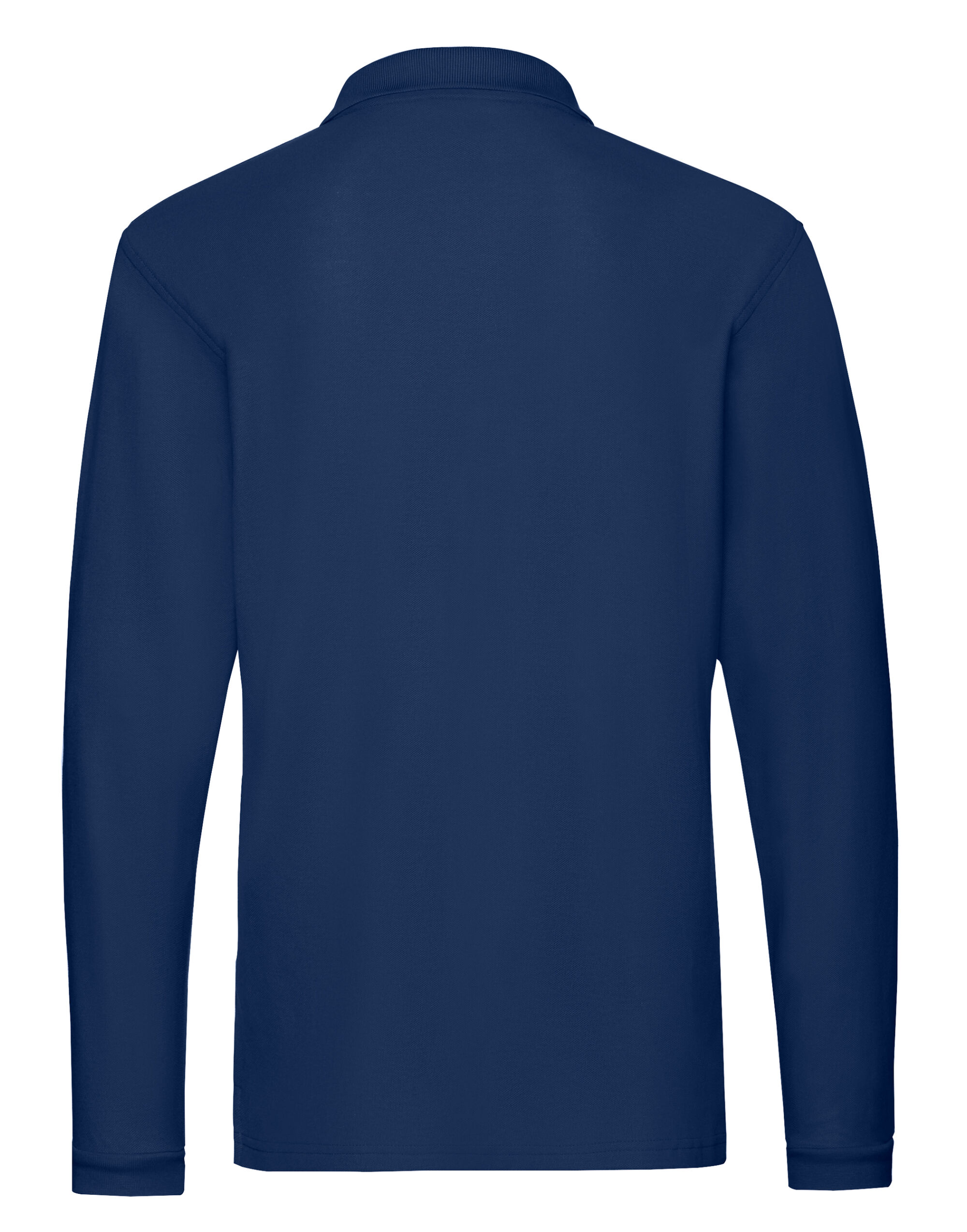 63310 Men’s Premium Long Sleeve Polo Navy Blue