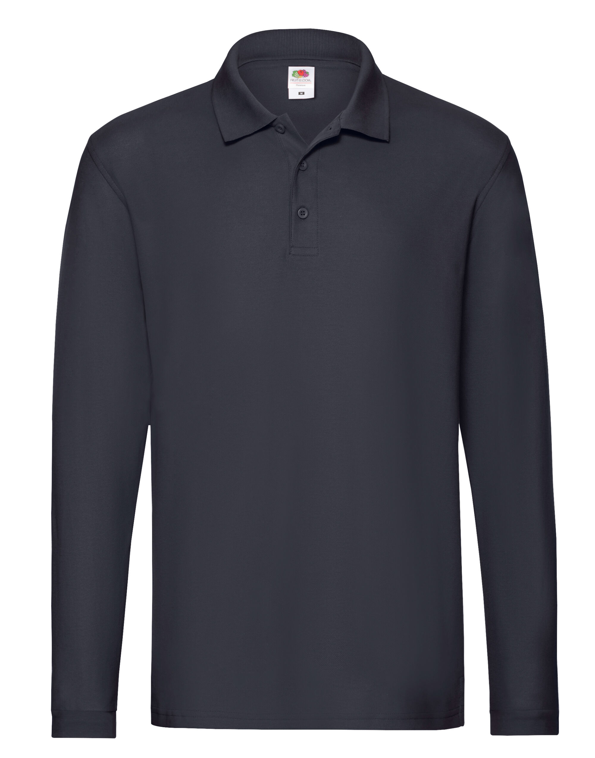63310 Deep Navy Men’s Premium Long Sleeve Polo 63310 Deep Navy Men’s Premium Long Sleeve Polo