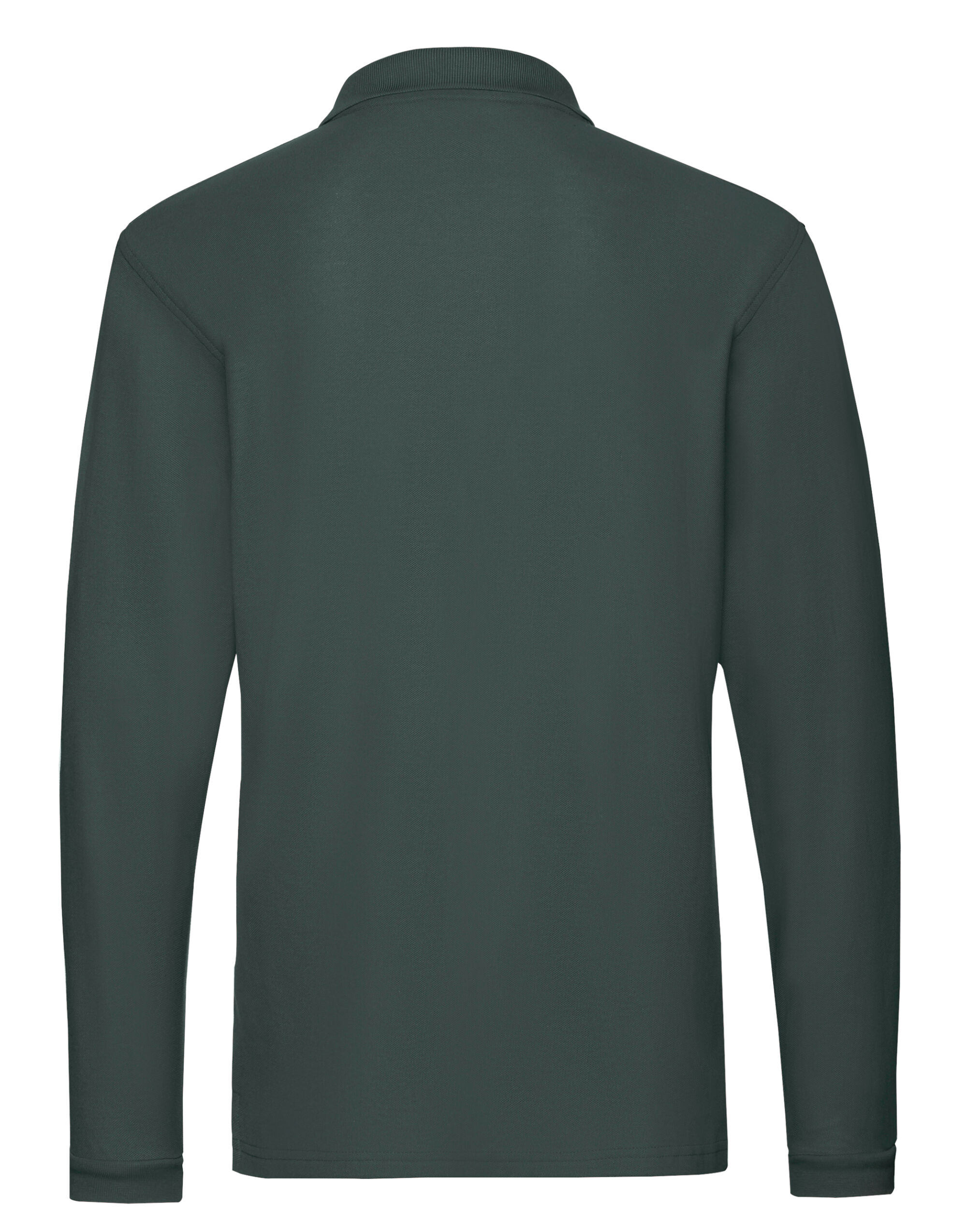 63310 Men’s Premium Long Sleeve Polo Forest Green