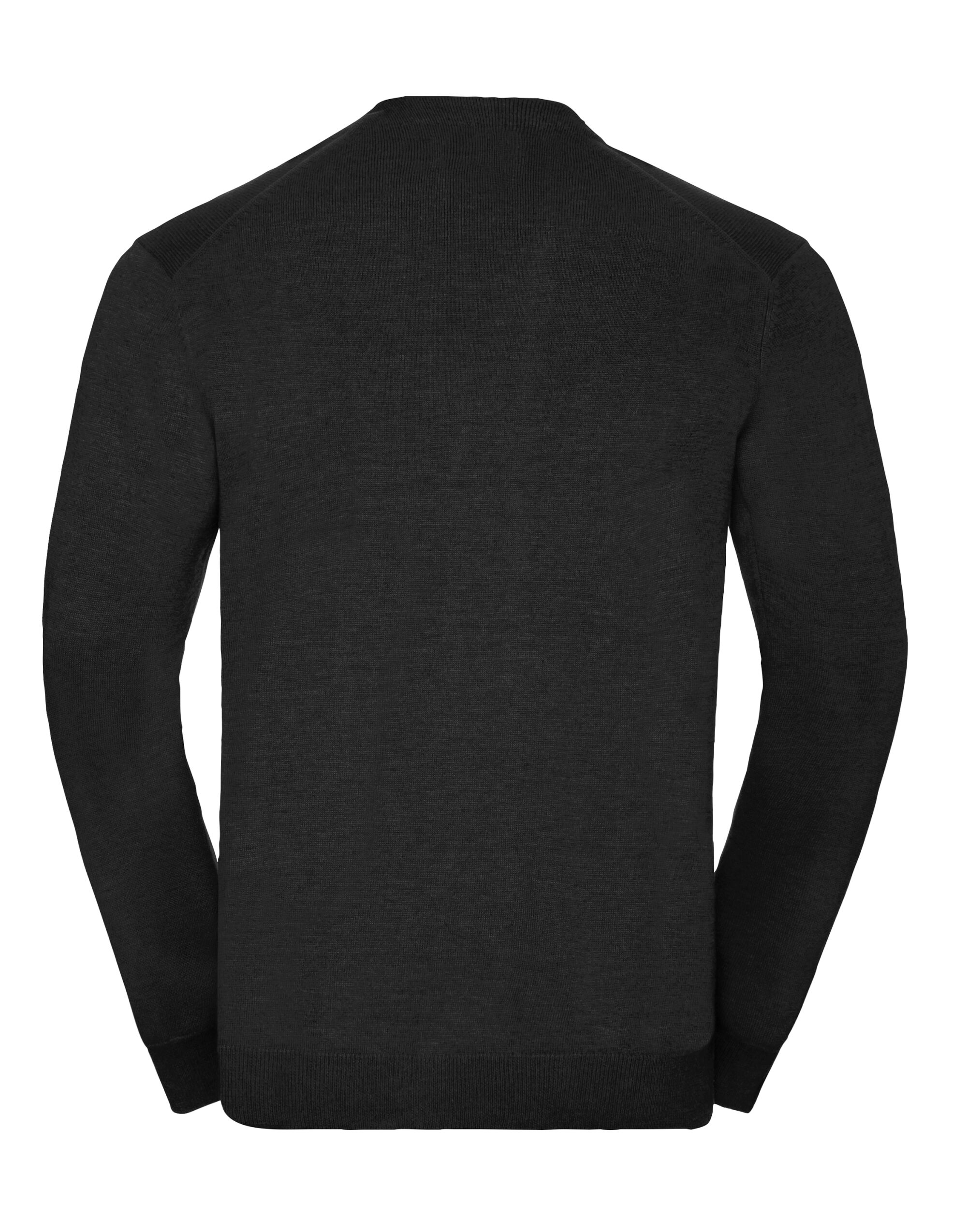 R715M Men’s V-Neck Knitted Cardigan Black