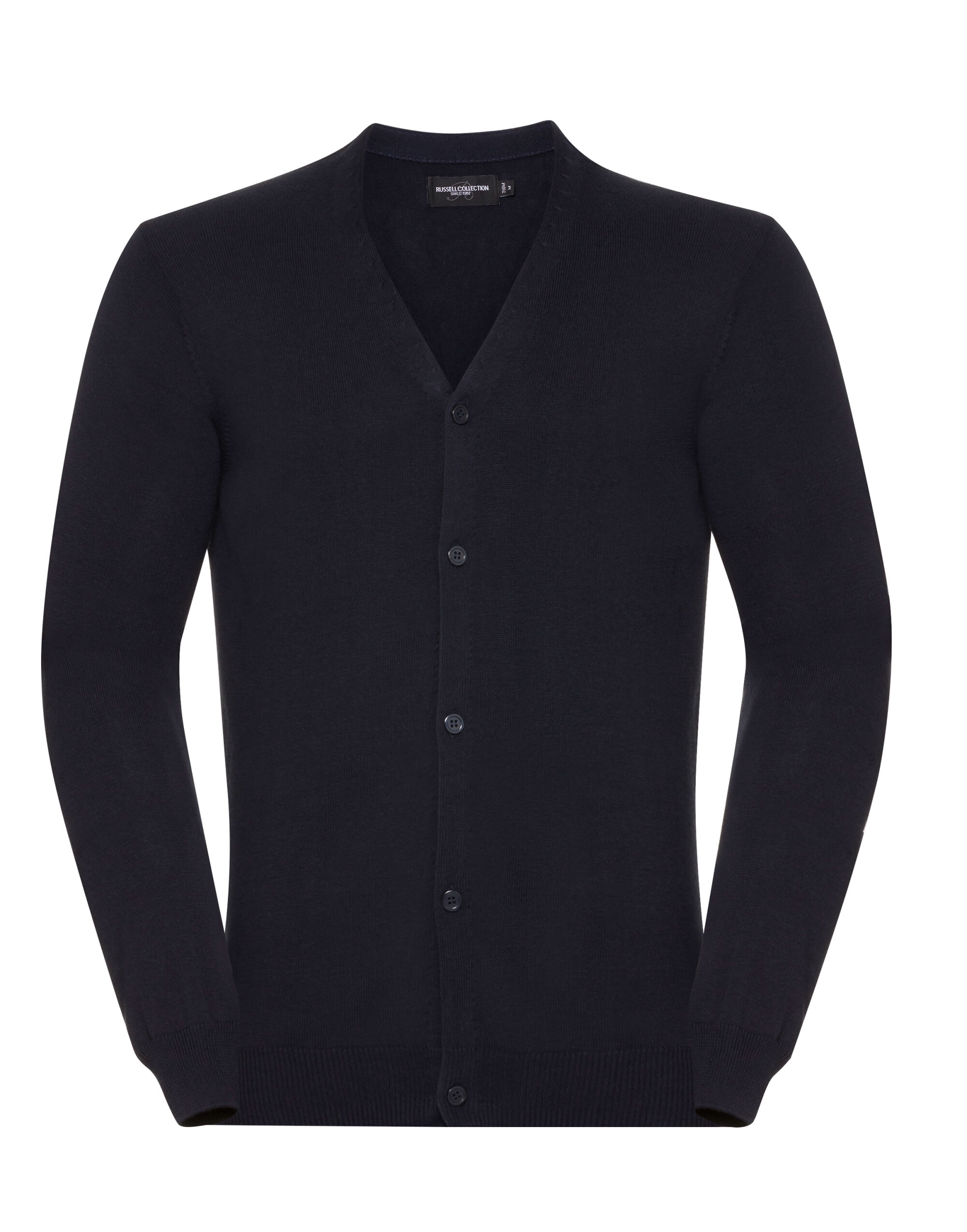 R715M Men’s V-Neck Knitted Cardigan French Navy