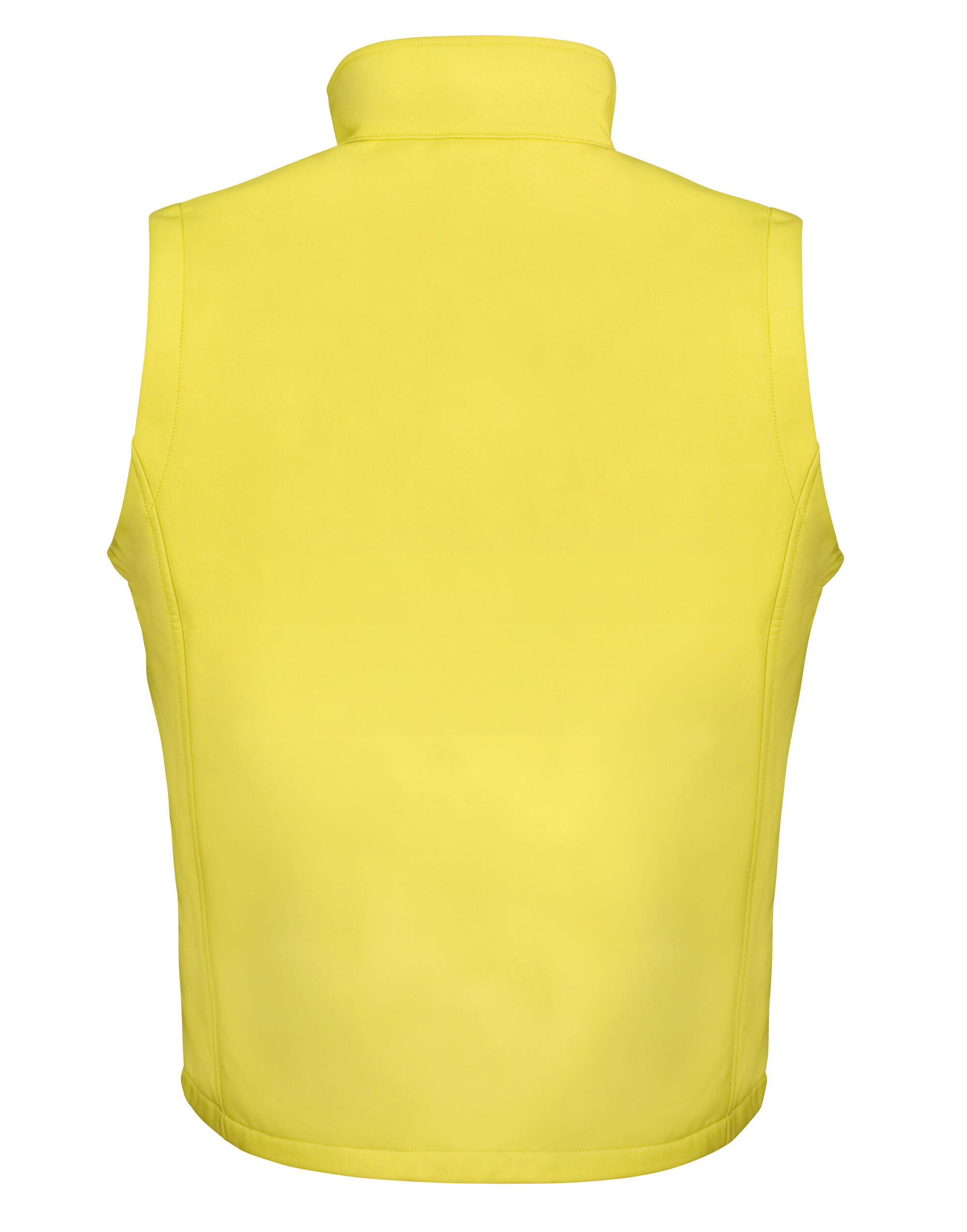 R232M Men’s Printable Softshell Bodywarmer with Recycled Fleece Inner Yellow/Black