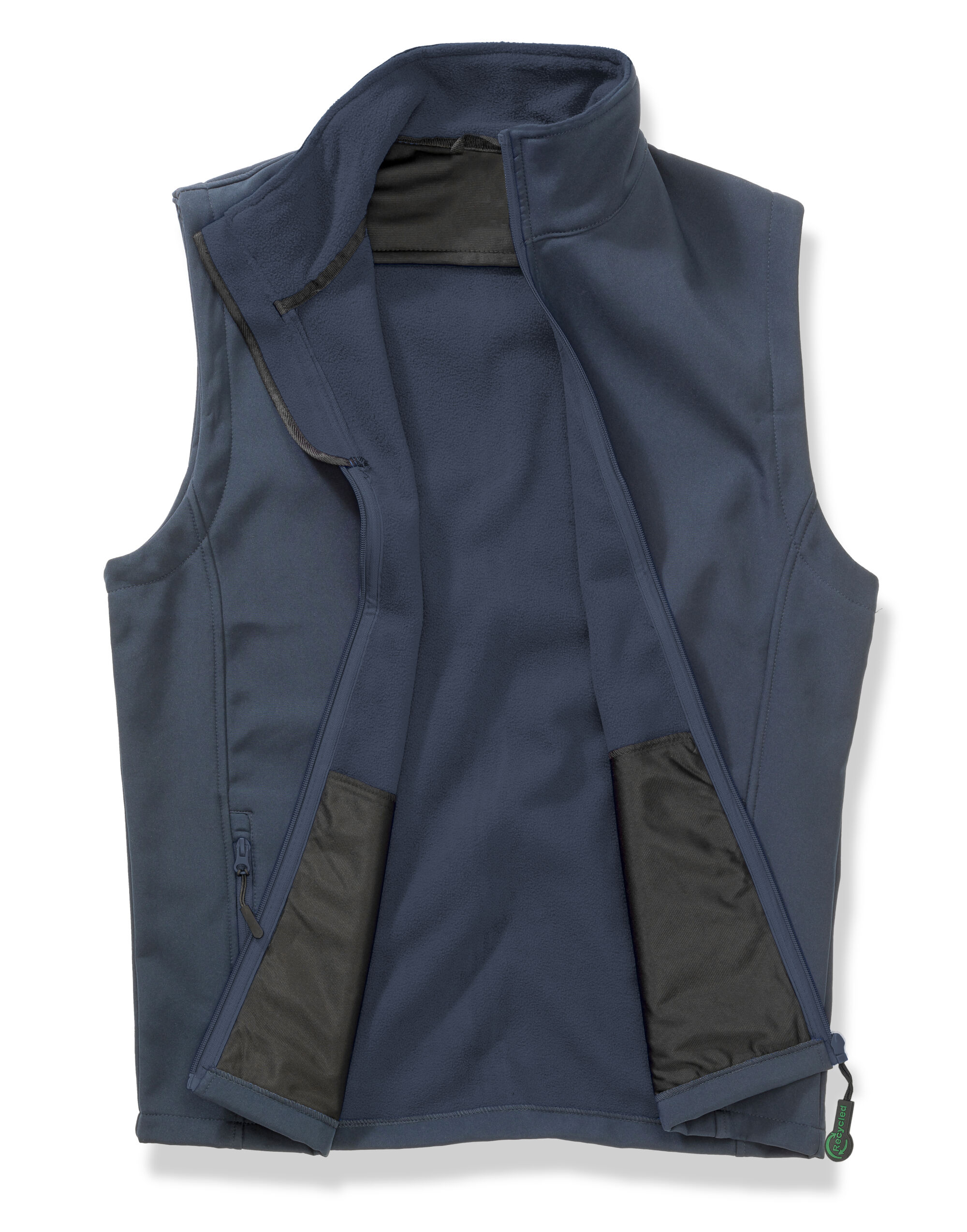 R232M Men’s Printable Softshell Bodywarmer with Recycled Fleece Inner Navy/Navy R232M Men’s Printable Softshell Bodywarmer with Recycled Fleece Inner Navy/Navy