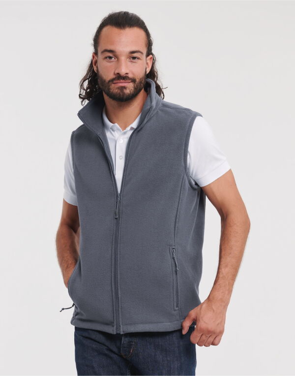 Classic Red Men’s Outdoor Fleece Gilet