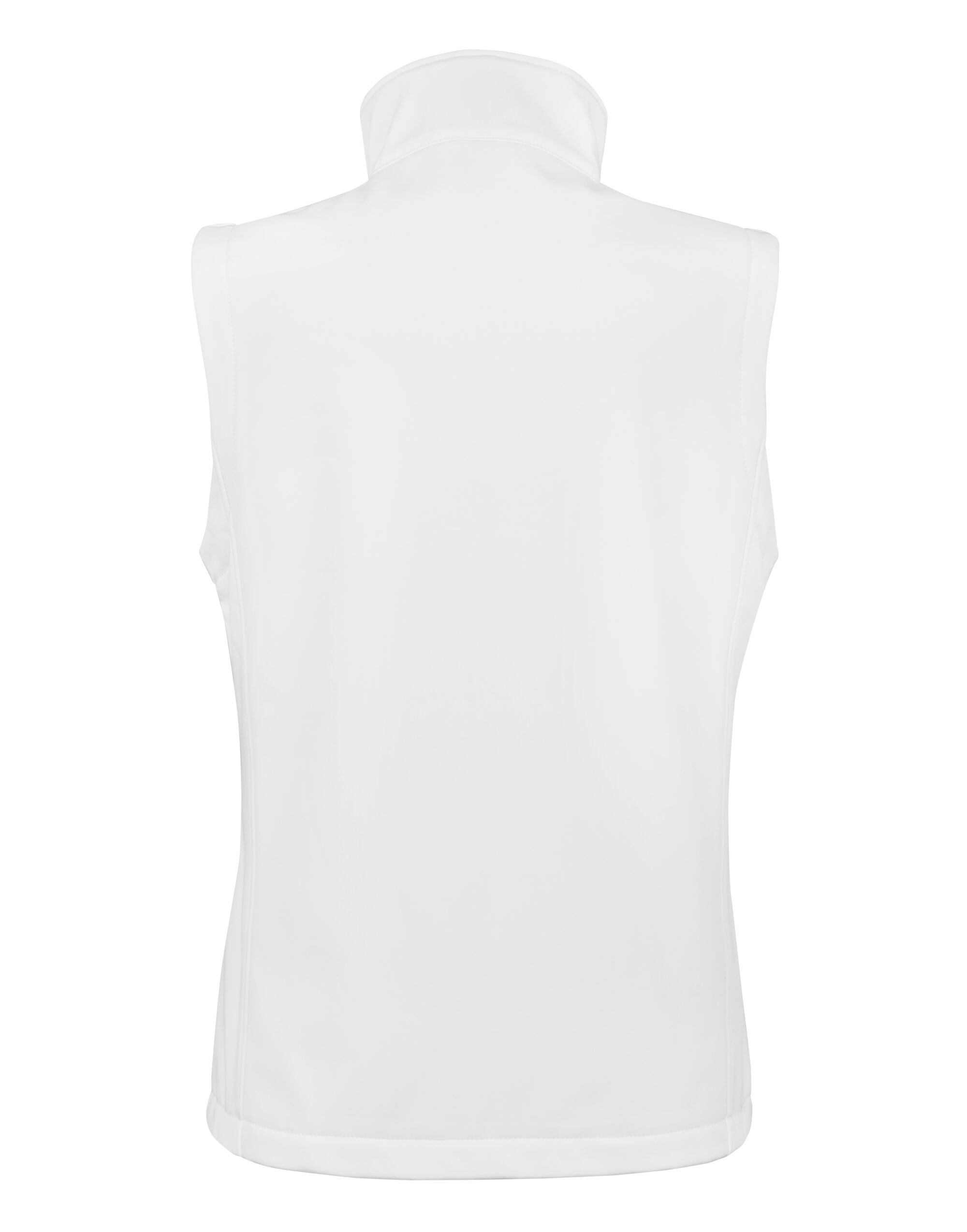 R232F Ladies’ Printable Softshell Bodywarmer with Recycled Fleece Inner White/Black