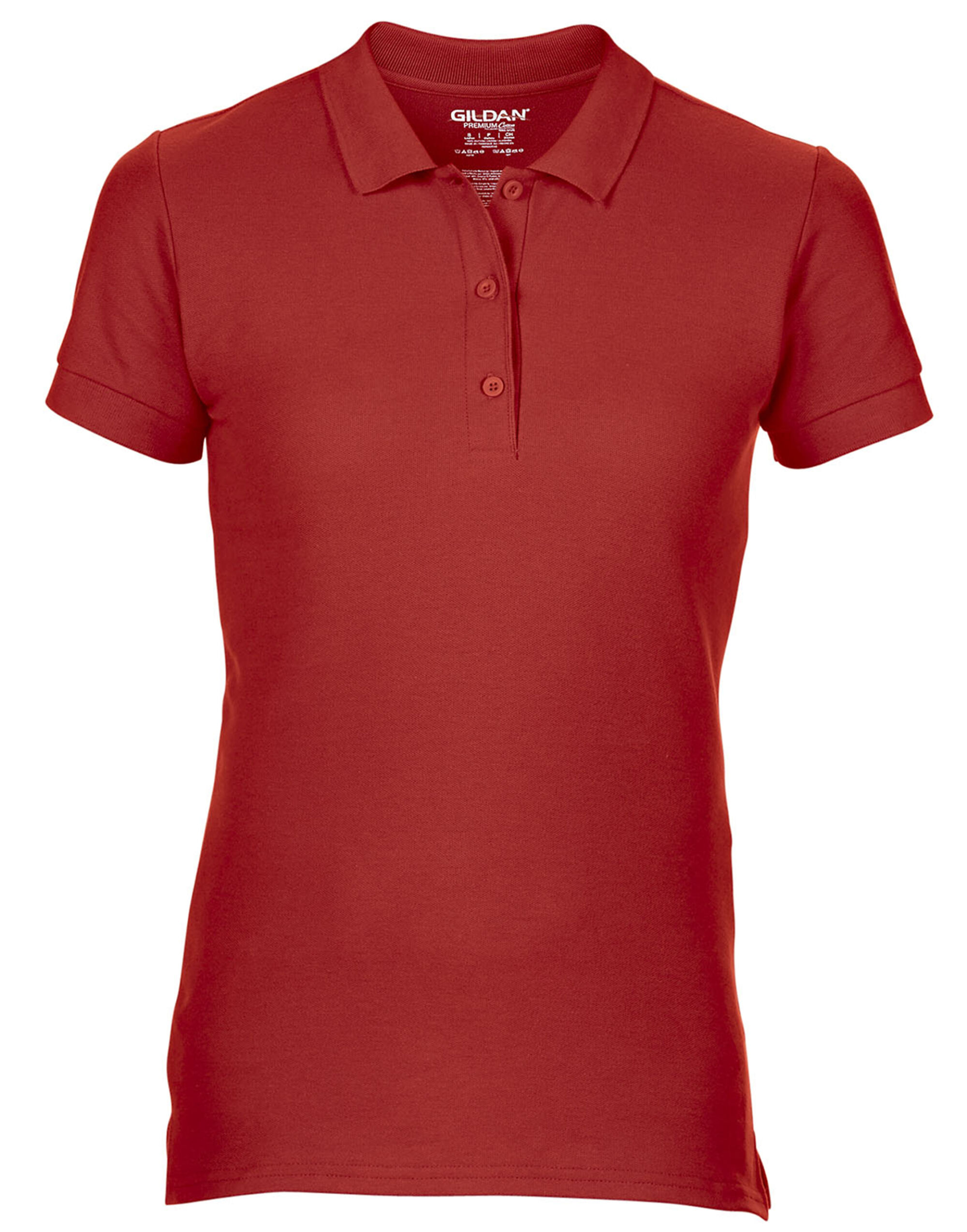 85800L Premium Cotton® Ladies’ Double Piqué Polo Red