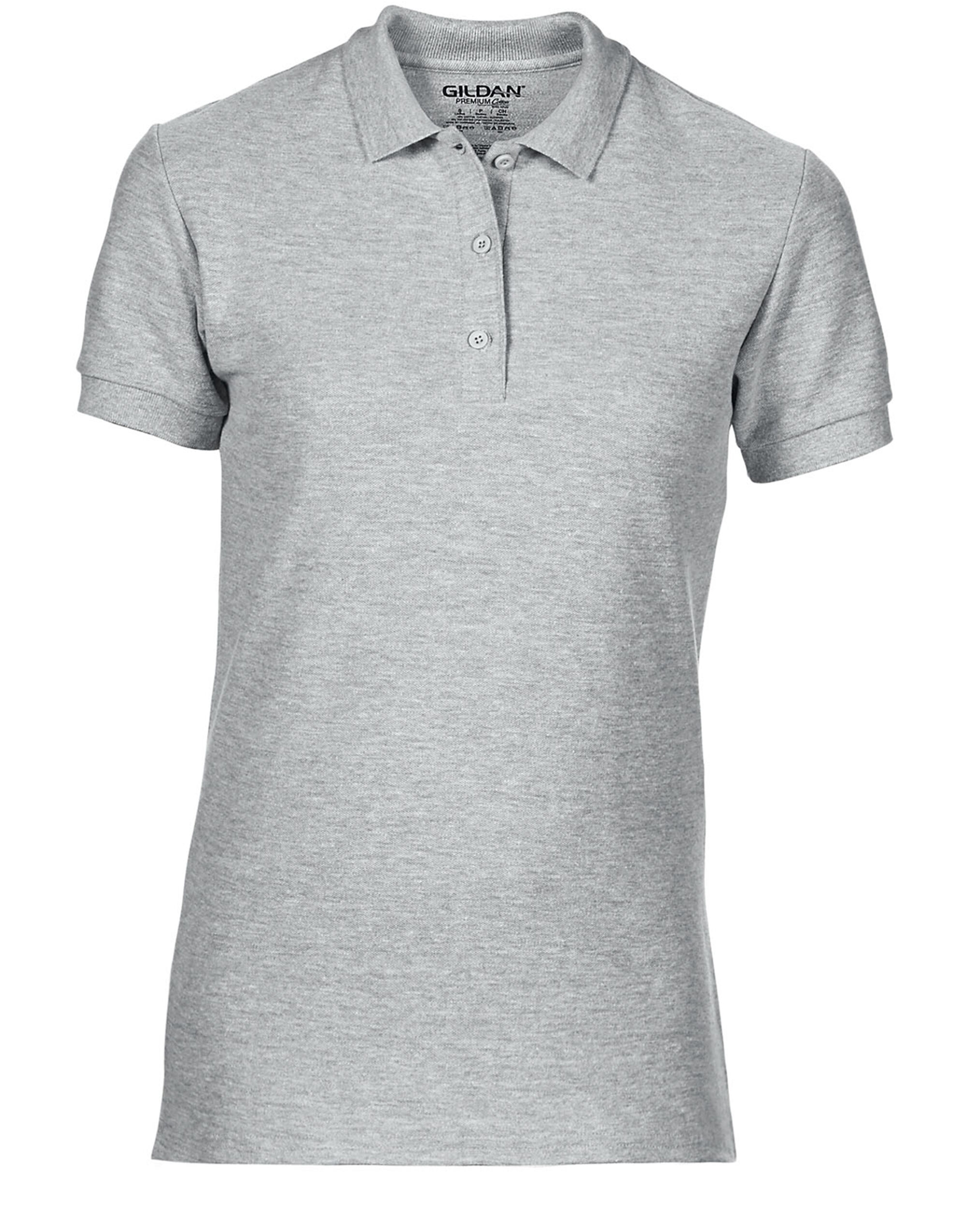 85800L Premium Cotton® Ladies’ Double Piqué Polo Sport Grey (RS)