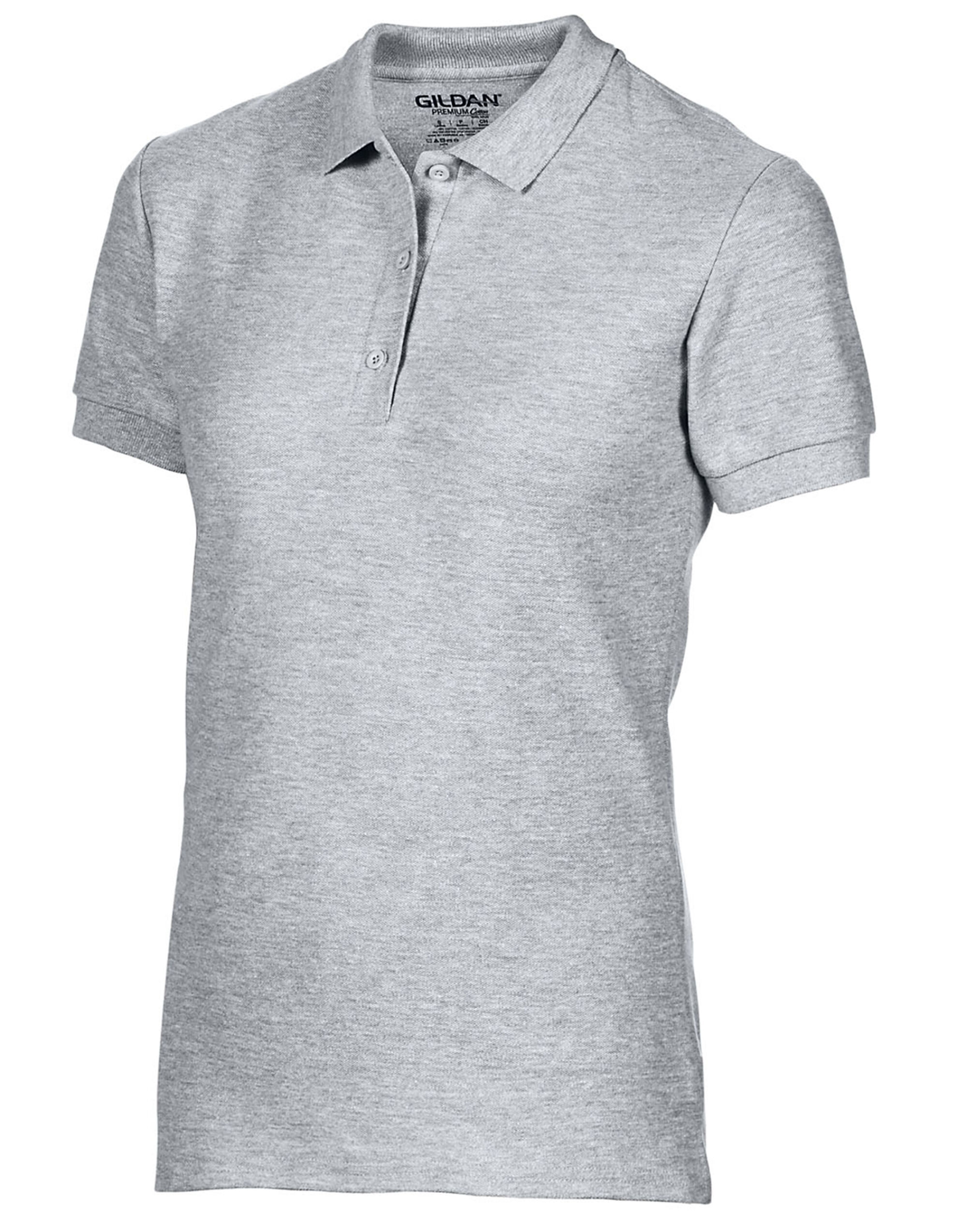 85800L Premium Cotton® Ladies’ Double Piqué Polo Sport Grey (RS)