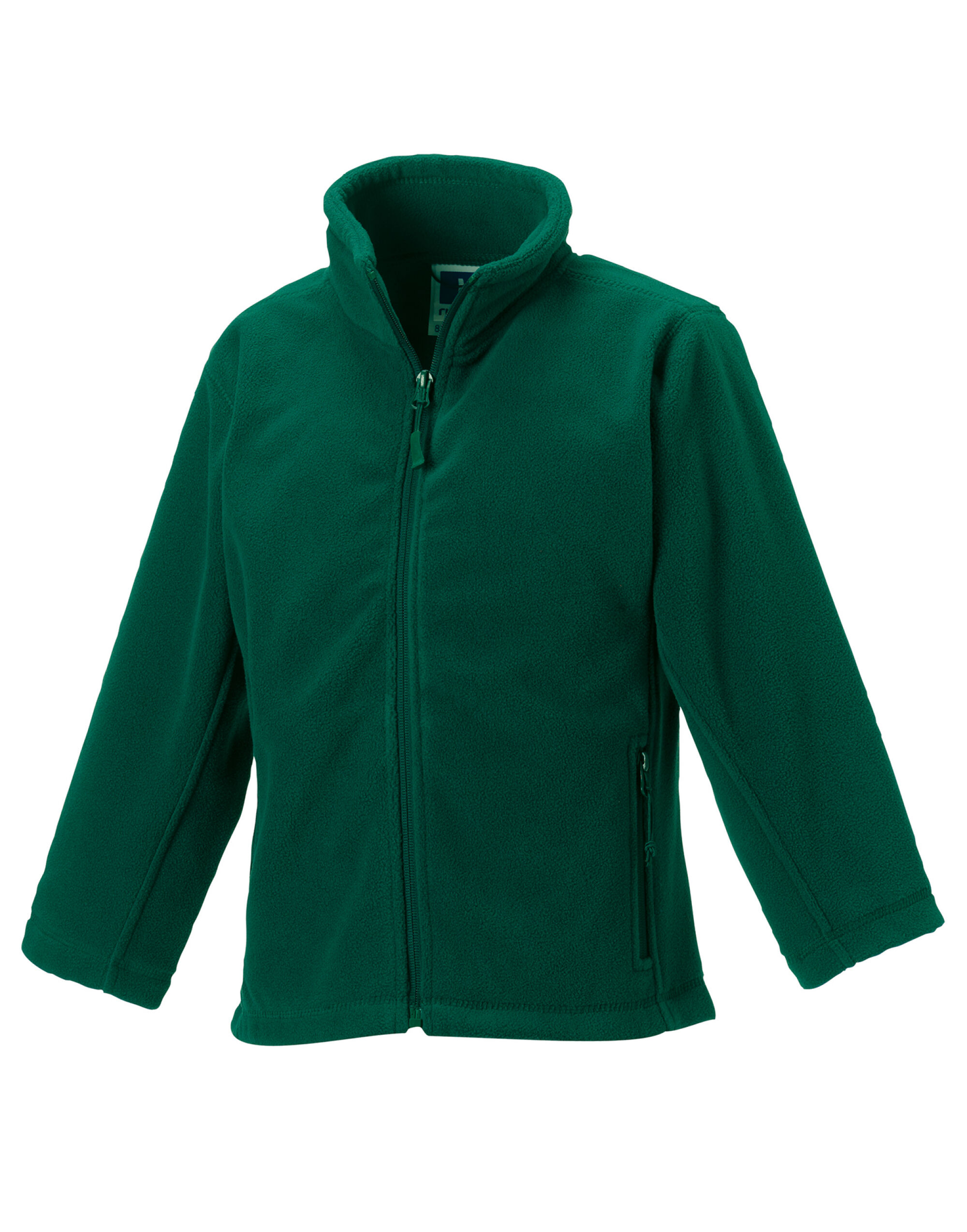8700B Kids Full Zip Outdoor Fleece Bottle Green 8700B Kids Full Zip Outdoor Fleece Bottle Green