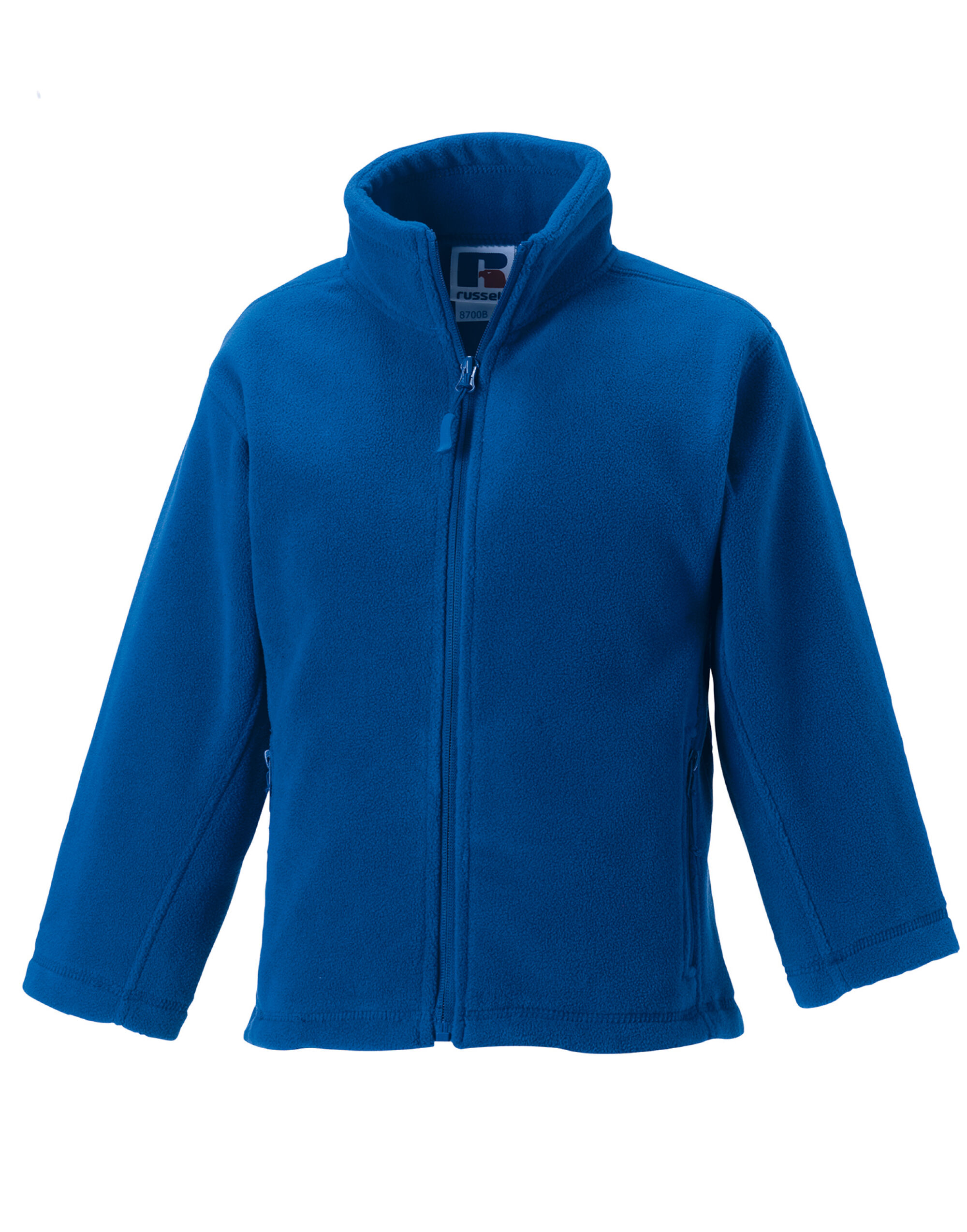 8700B Kids Full Zip Outdoor Fleece Bright Royal