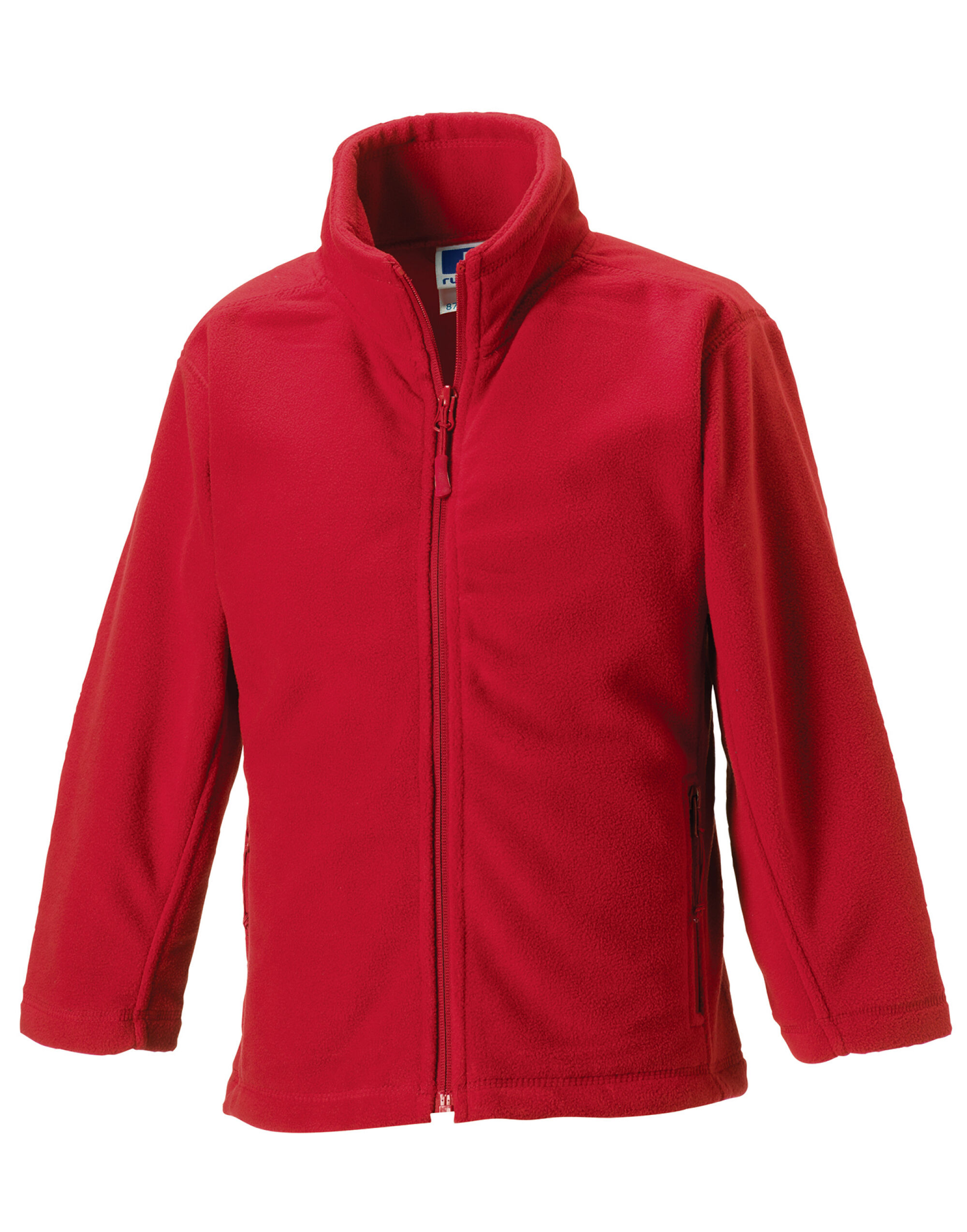 8700B Classic Red Kids Full Zip Outdoor Fleece