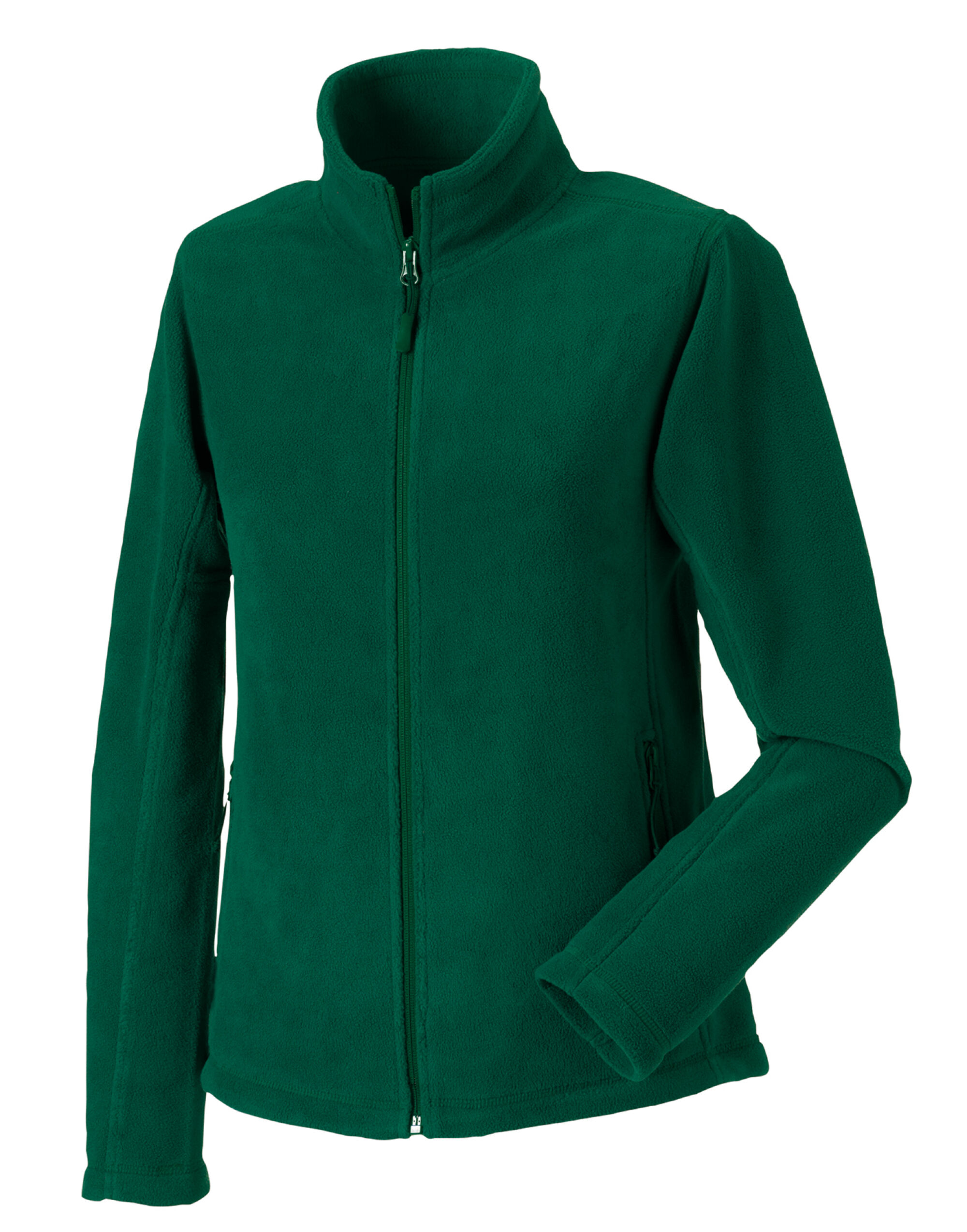 8700F Bottle Green Ladies’ Full Zip Outdoor Fleece
