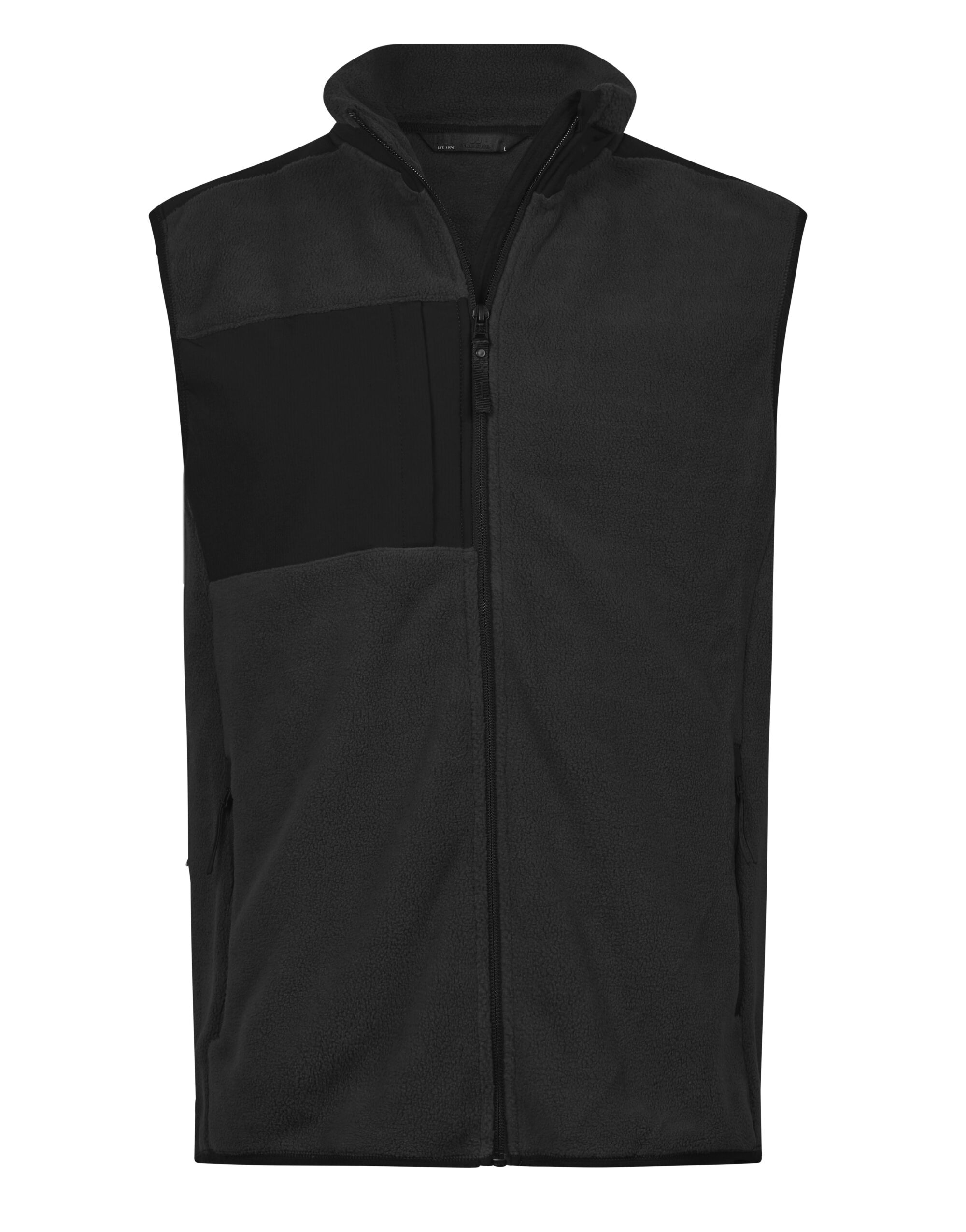 TJ9122 Mountain Fleece Bodywarmer Black/Black