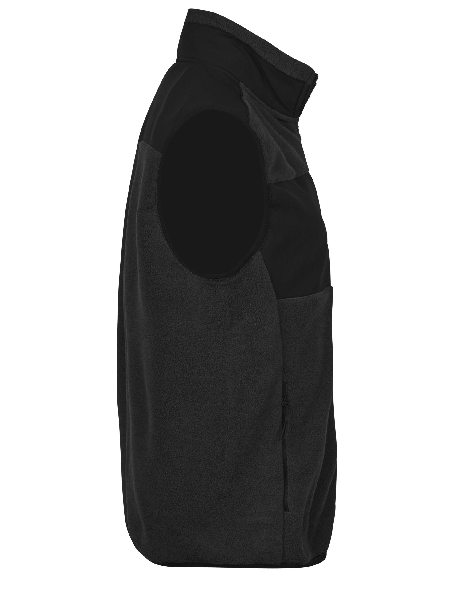 TJ9122 Mountain Fleece Bodywarmer Black/Black