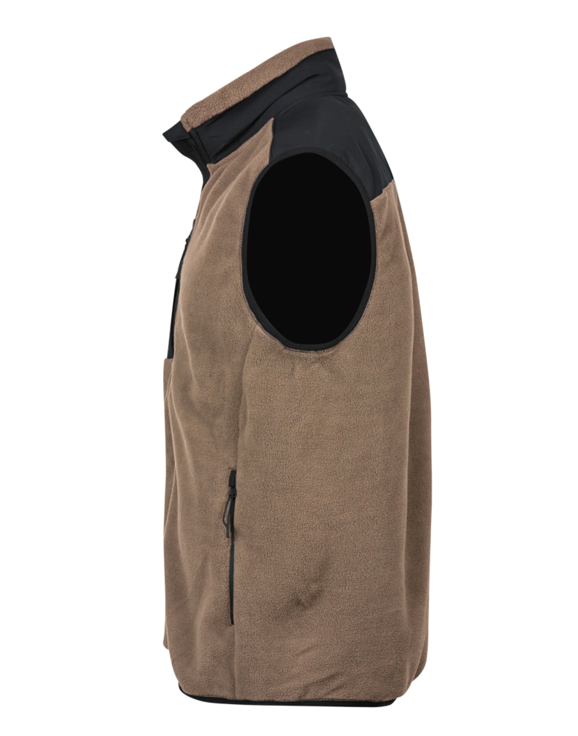 TJ9122 Mountain Fleece Bodywarmer Clay/Black