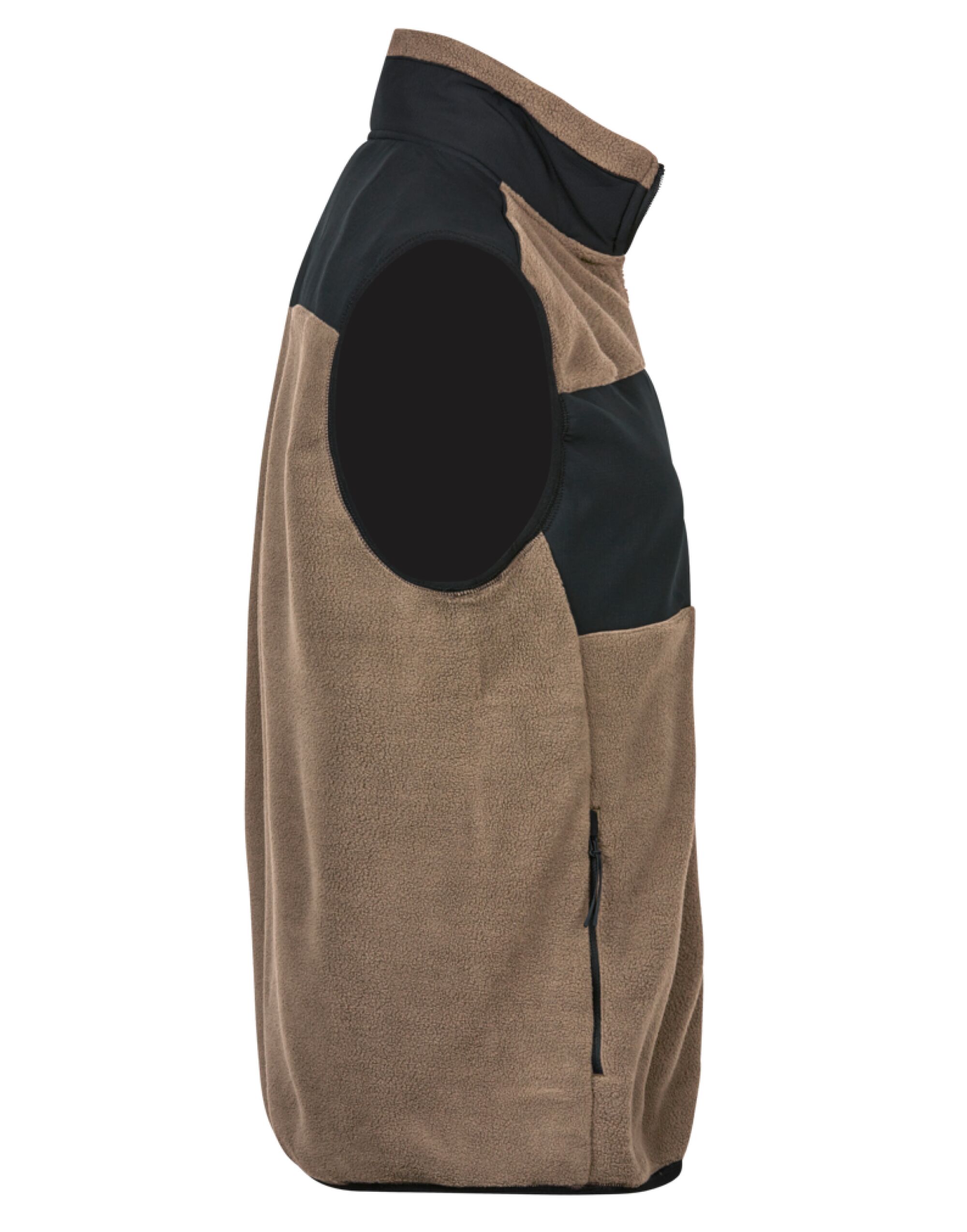 TJ9122 Mountain Fleece Bodywarmer Clay/Black