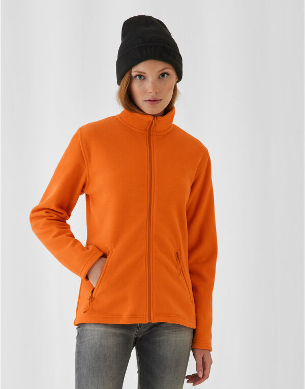 White ID.501 Women’s Micro Fleece Full Zip