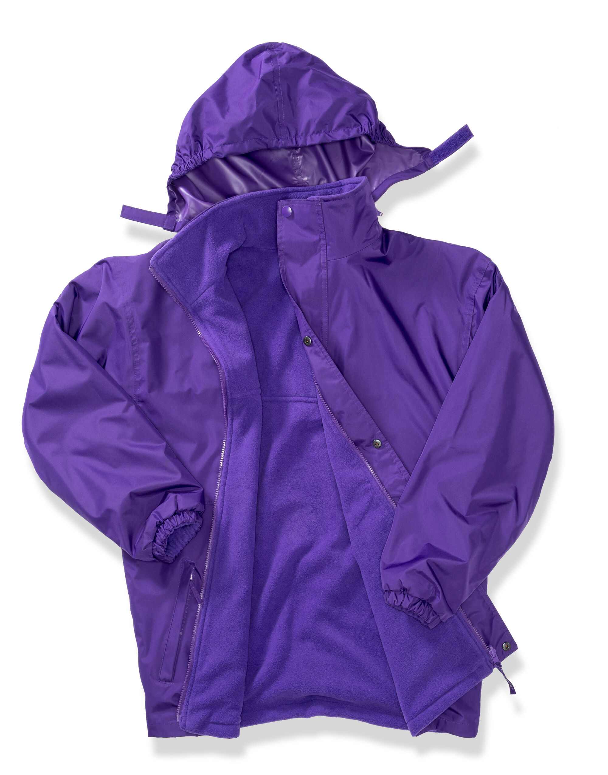 R160X Recycled Fleece Lined Stormdri 4000 Jacket Purple