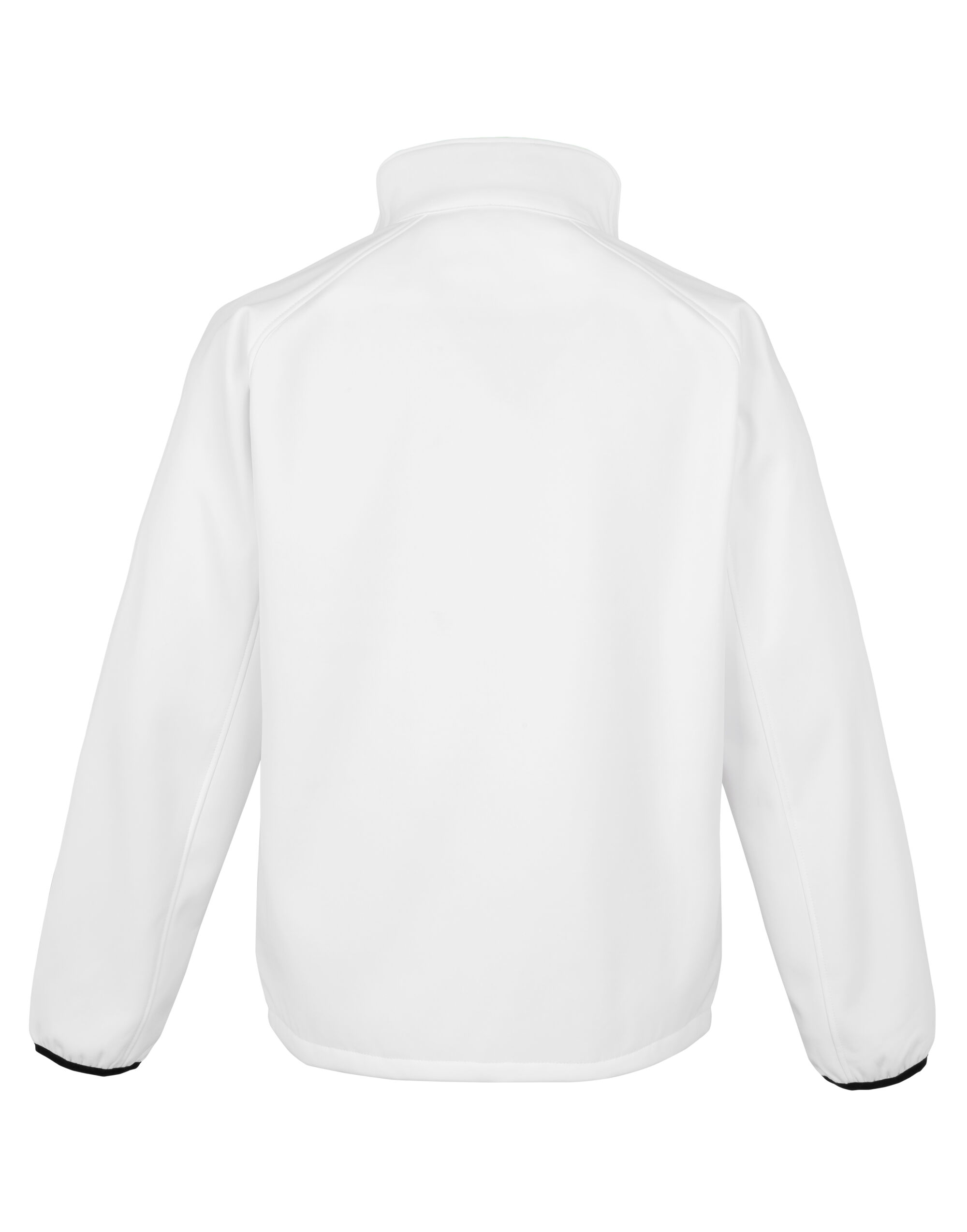 R231M Men’s Printable Softshell Jacket with Recycled Inner Fleece White/Black