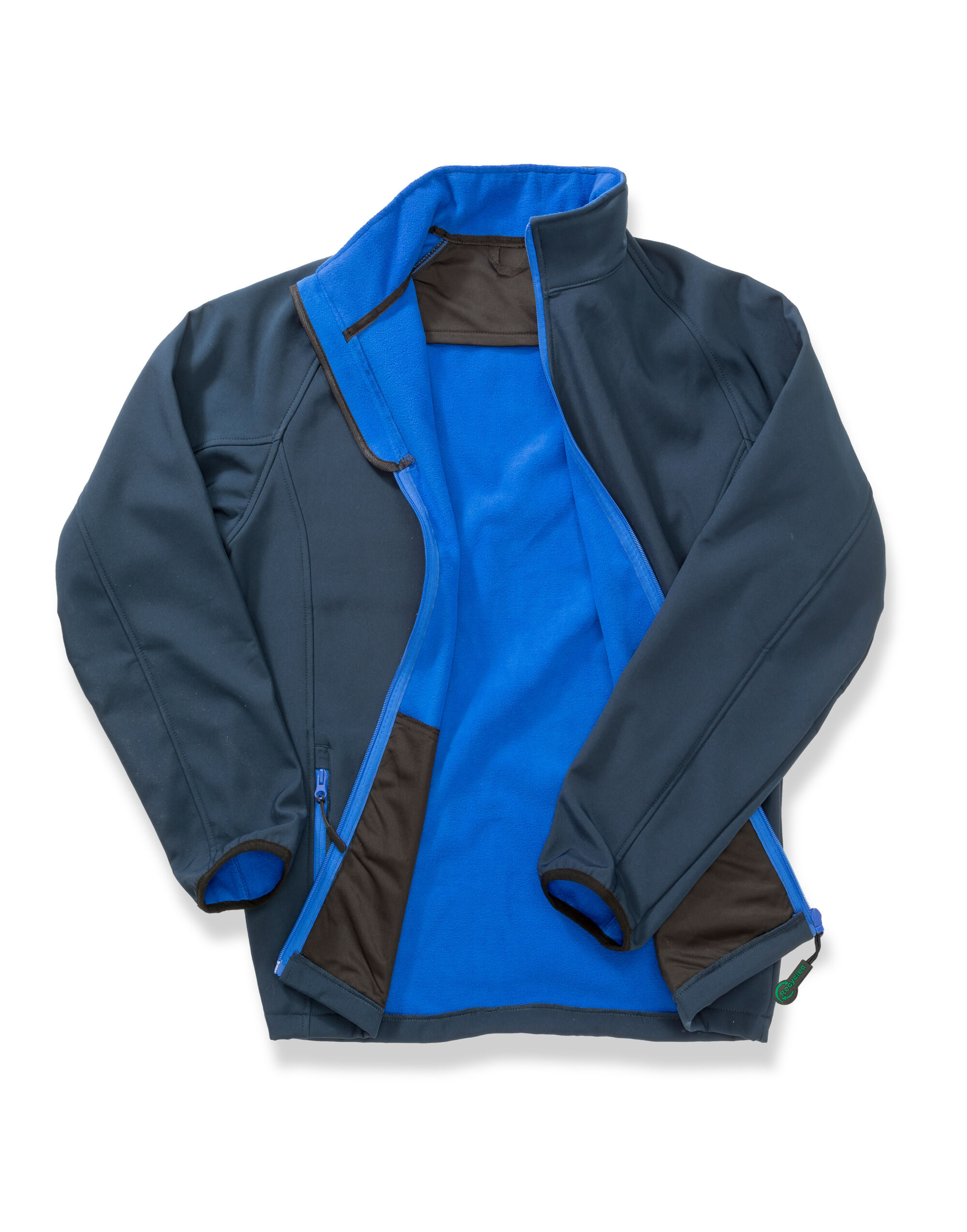 R231M Men’s Printable Softshell Jacket with Recycled Inner Fleece Navy/Royal