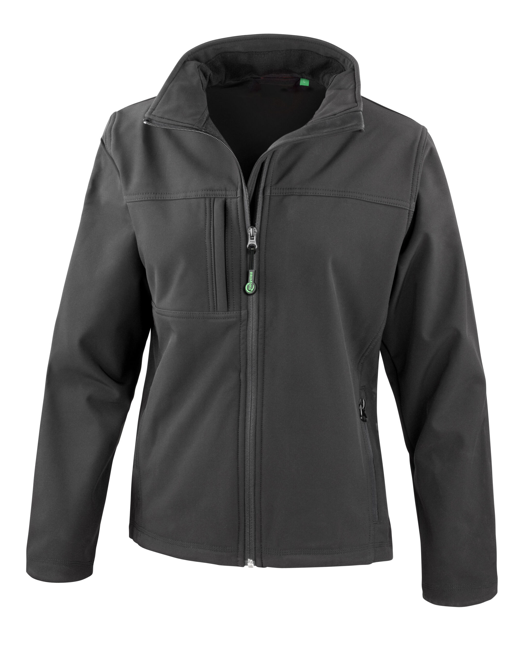 R121F Black Women’s Recycled 3-Layer Classic Softshell Jacket