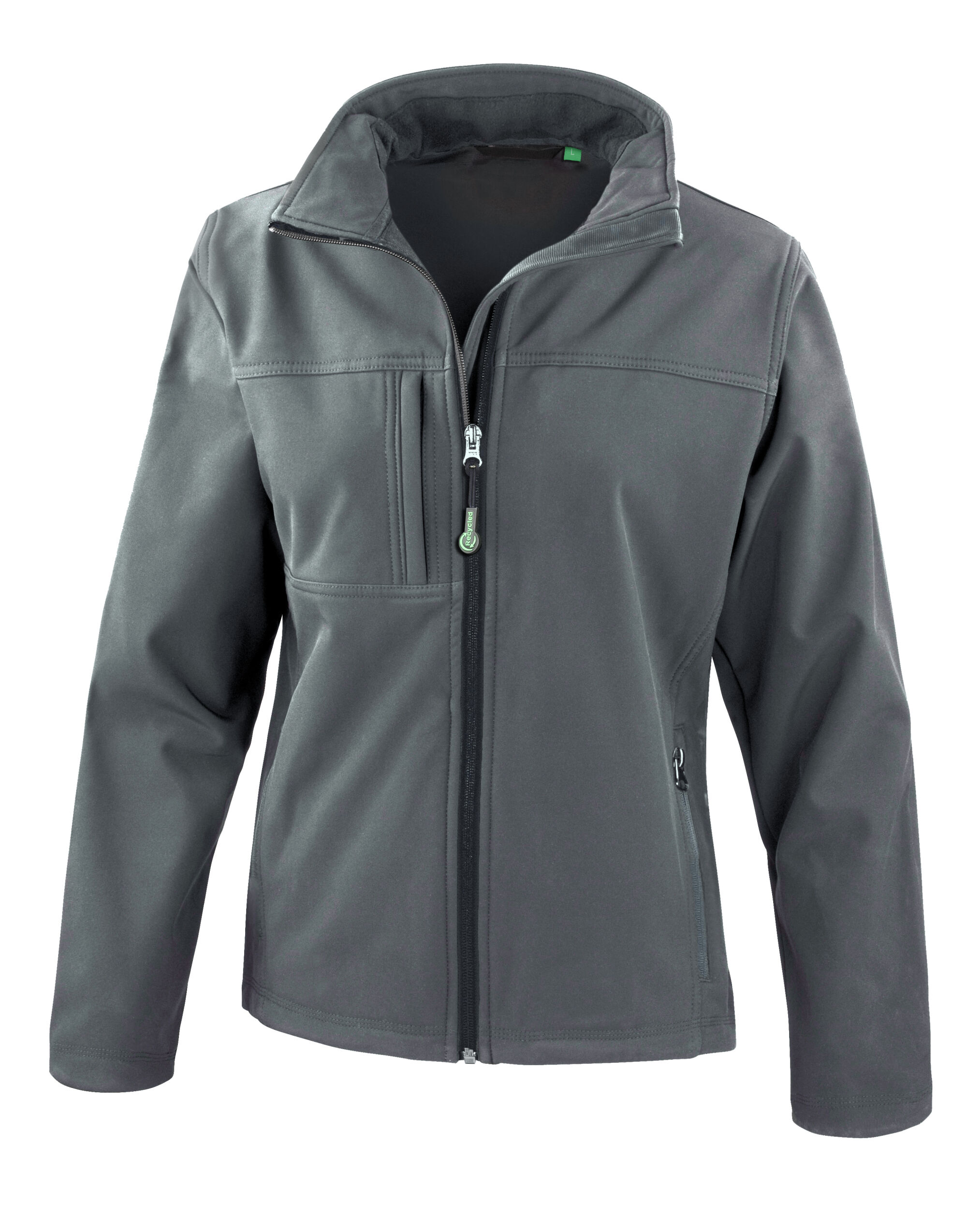 R121F Grey Women’s Recycled 3-Layer Classic Softshell Jacket R121F Grey Women’s Recycled 3-Layer Classic Softshell Jacket