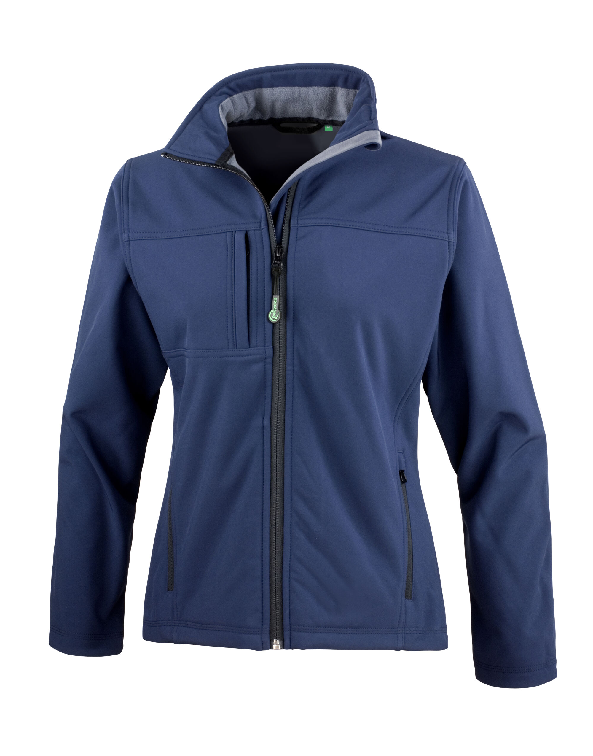 R121F Navy Women’s Recycled 3-Layer Classic Softshell Jacket