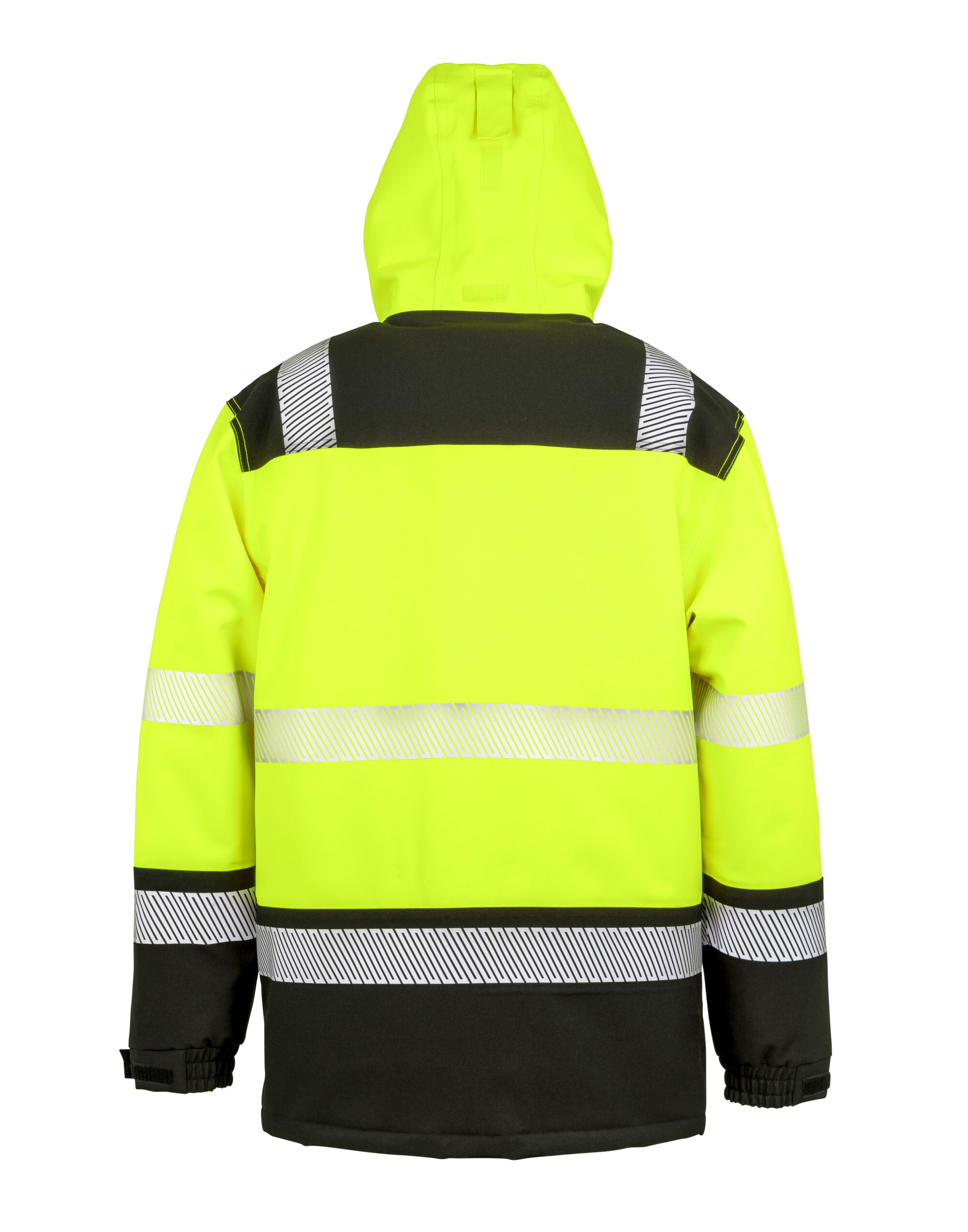 R475X Fluorescent Yellow/Black Recycled Extreme Tech Printable Softshell Coat