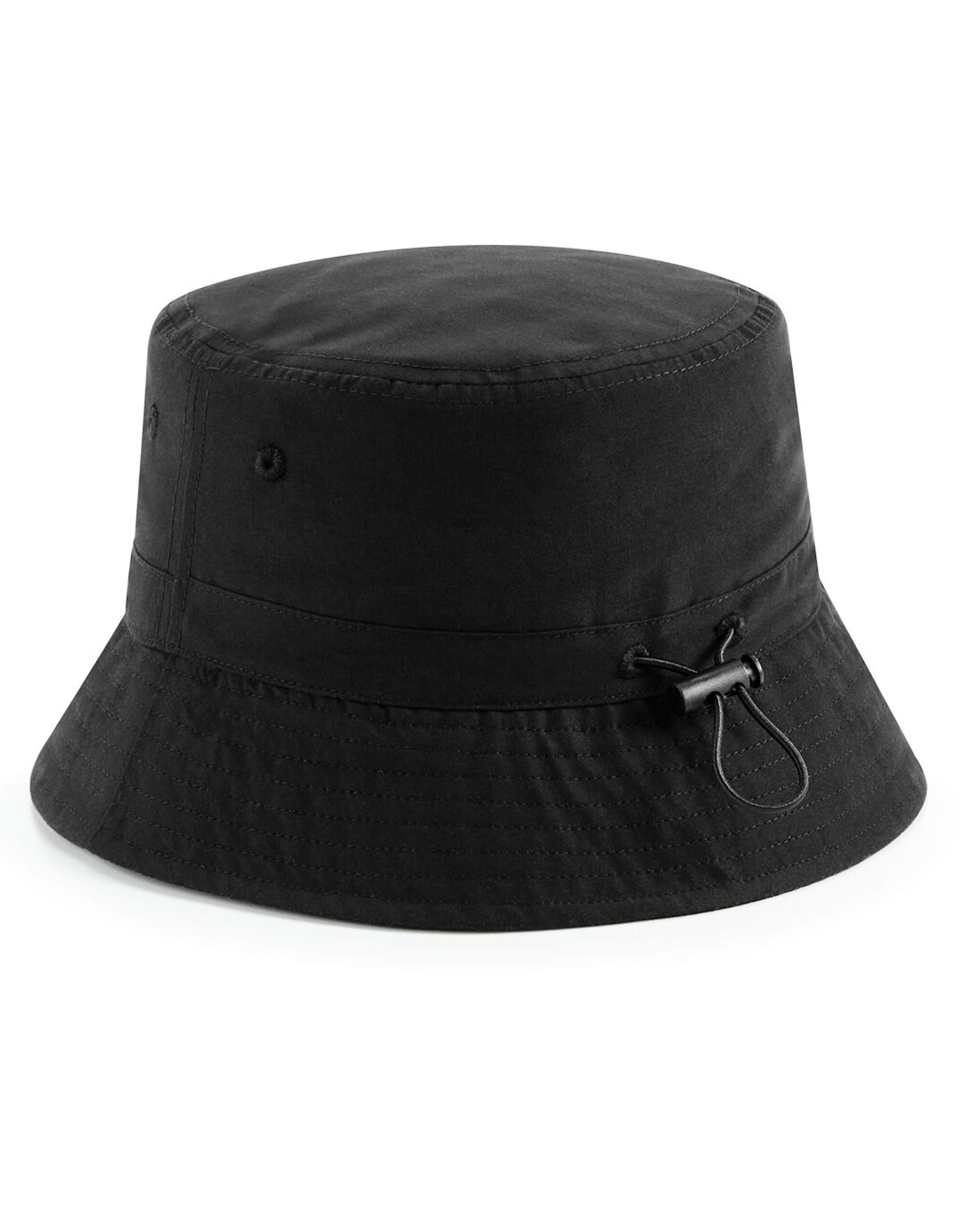 B84R Recycled Polyester Bucket Hat Black