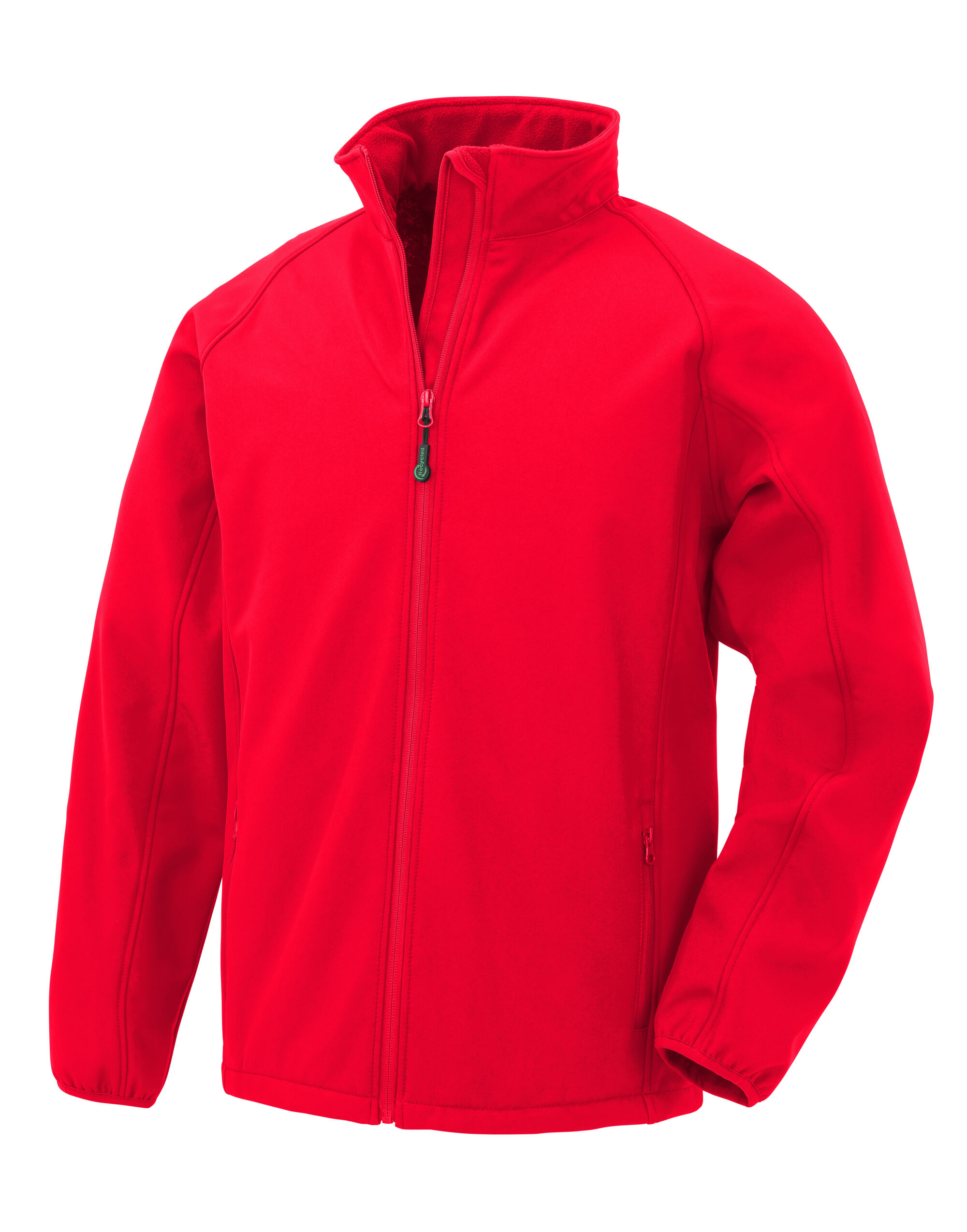 R901M Red Men’s Recycled 2-Layer Printable Softshell Jacket