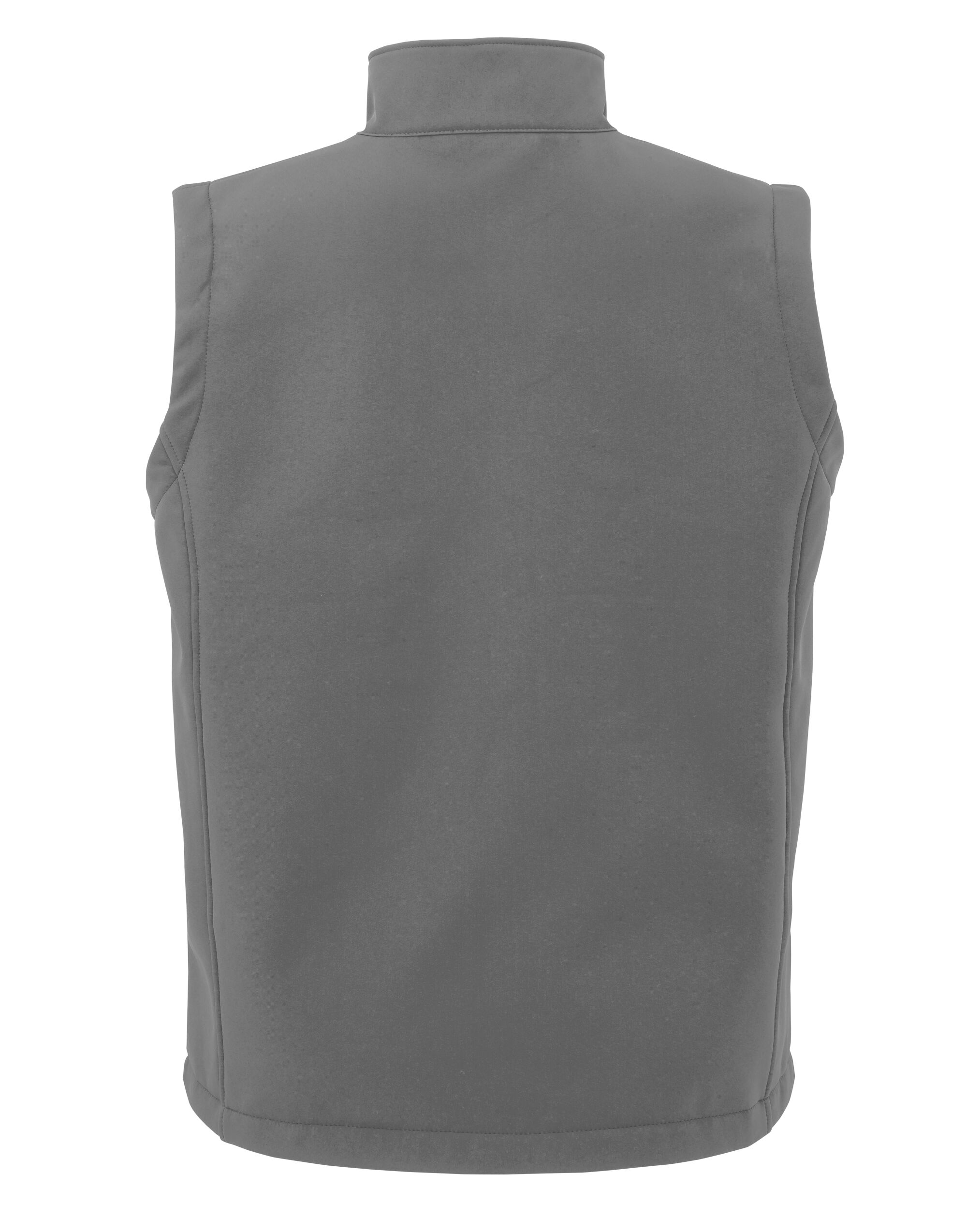 R902M Workguard Grey Men’s Recycled 2-Layer Printable Softshell Bodywarmer