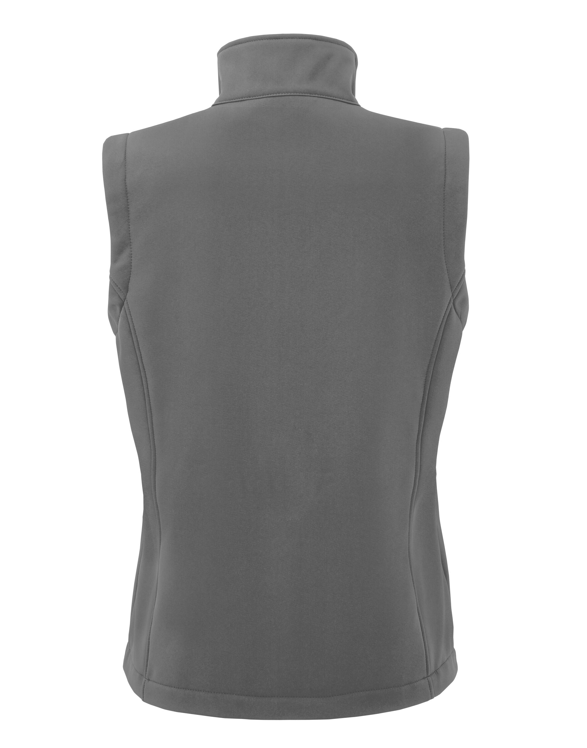 R902F Ladies’ Recycled 2-Layer Printable Softshell Bodywarmer Workguard Grey
