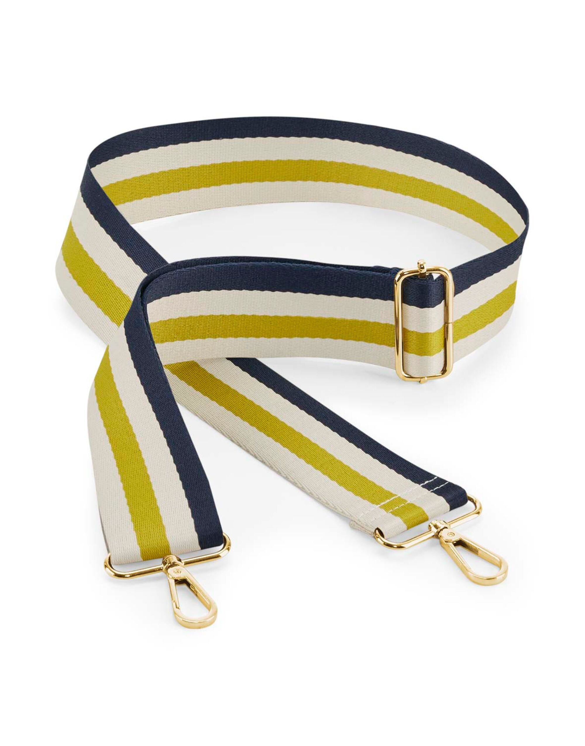Navy/ Oyster/ Yellow Boutique Adjustable Bag Strap Navy/ Oyster/ Yellow Boutique Adjustable Bag Strap