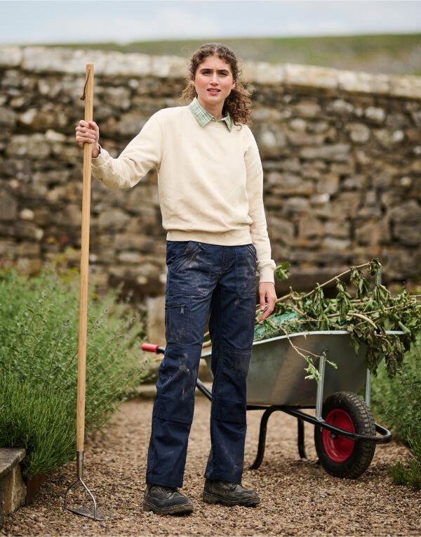 TRJ601S Women’s Pro Action Trousers (S) Navy