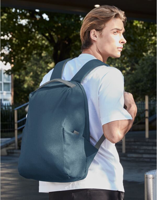 Slate Blue Project Recycled Security Backpack Lite