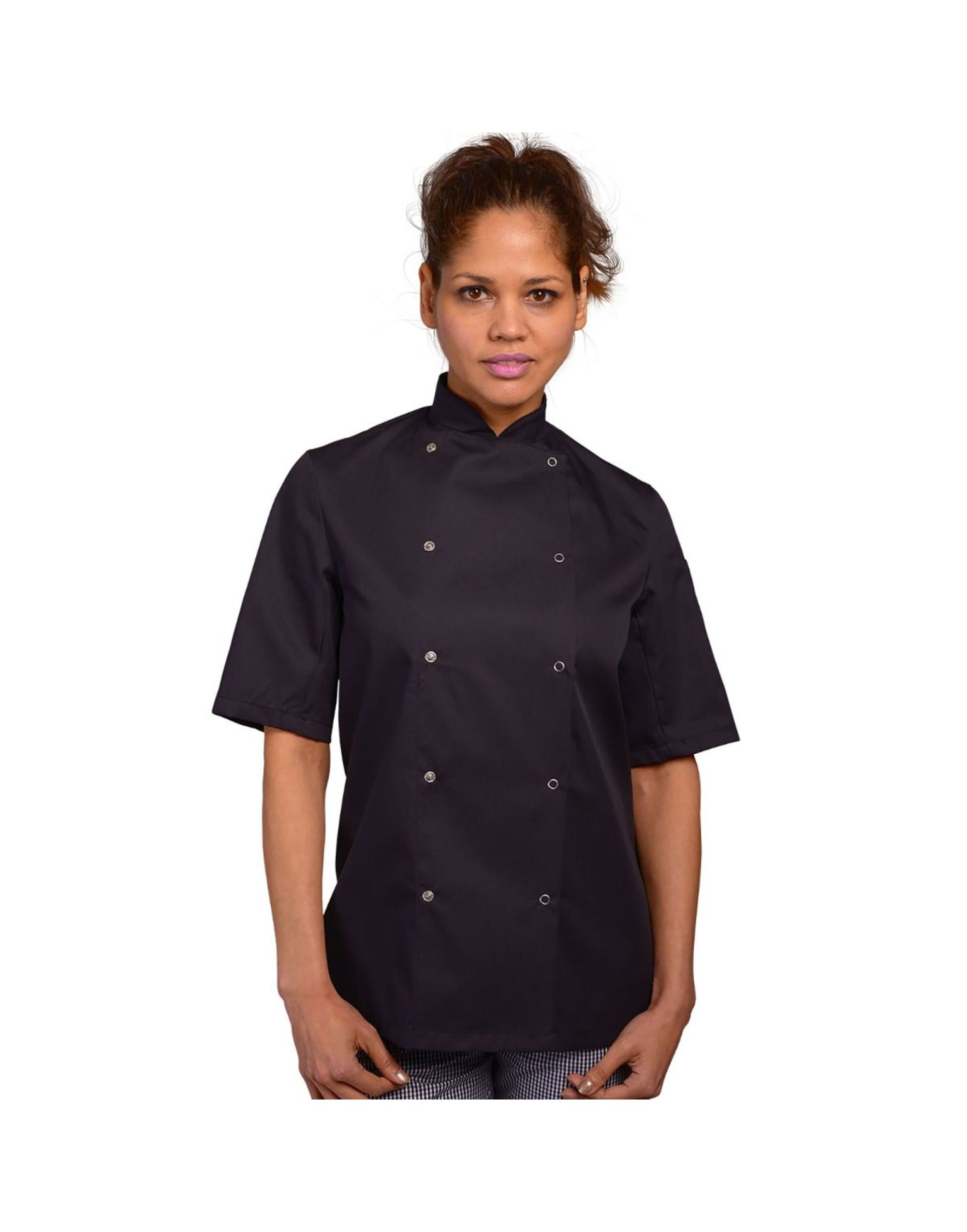 DD08SAFD Black AFD Chef’s Jacket