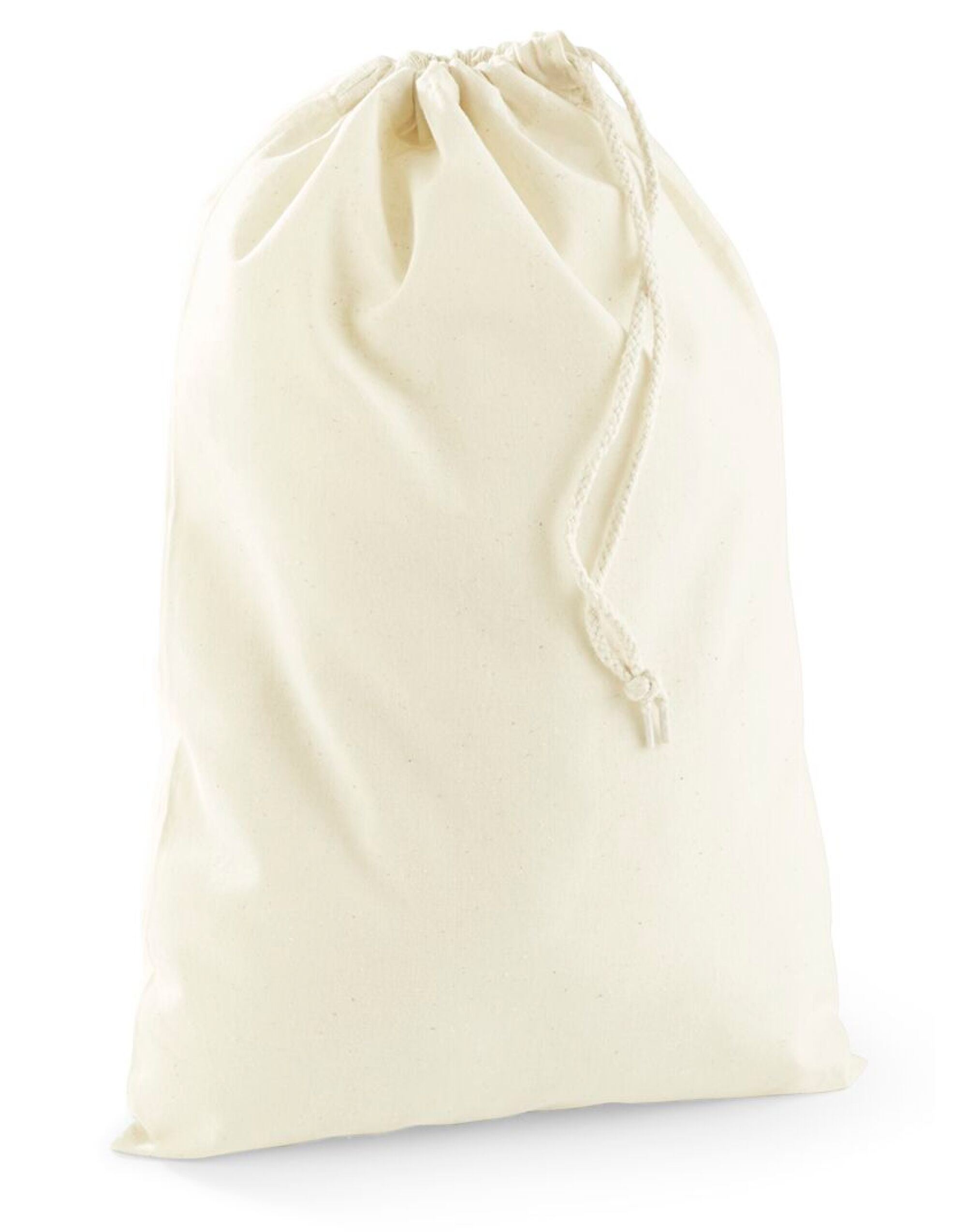 W915 Natural Recycled Cotton Stuff Bag