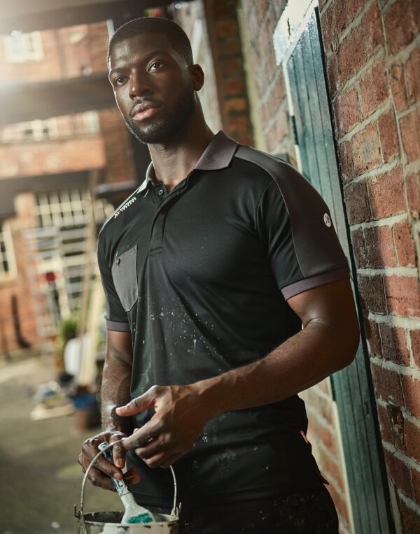 Dark Khaki Offensive Wicking Polo