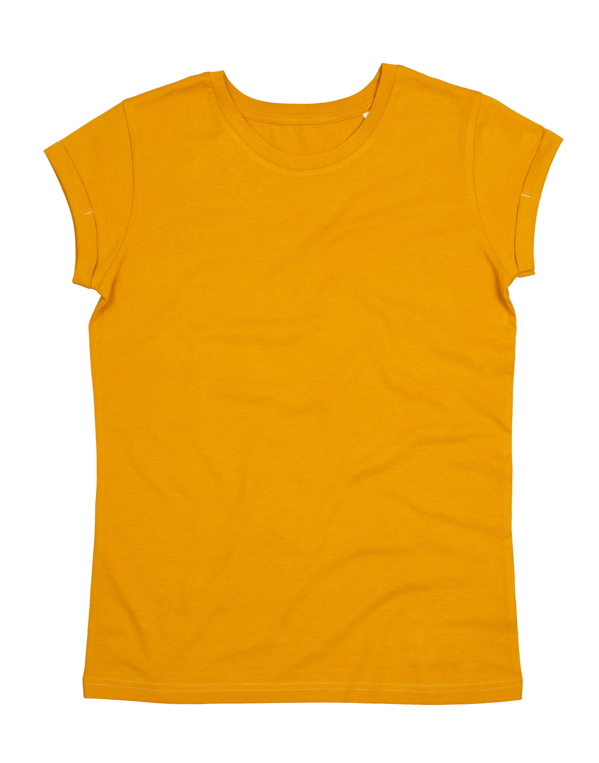 M81 Women’s Roll Sleeve T Mustard