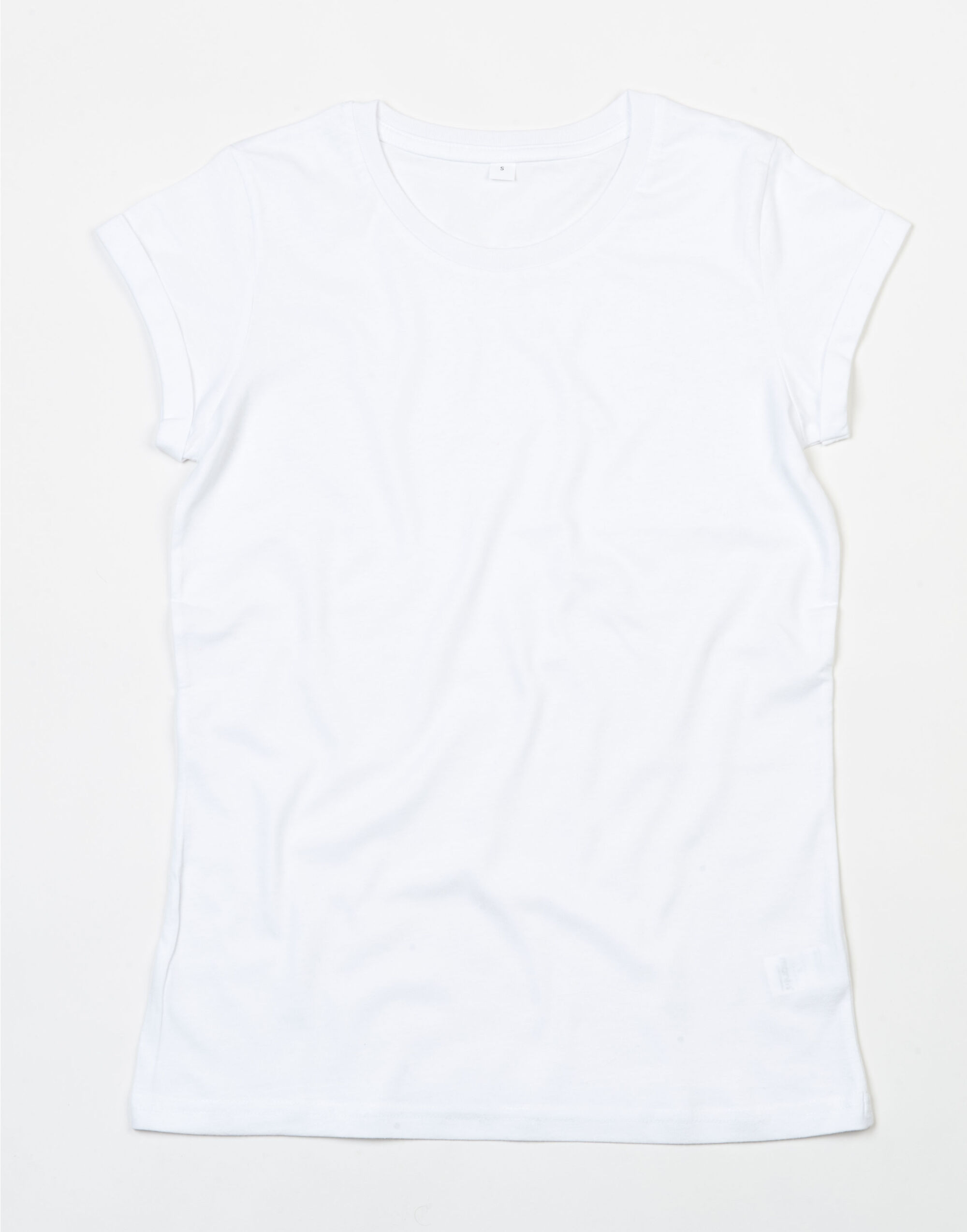 M81 Women’s Roll Sleeve T White