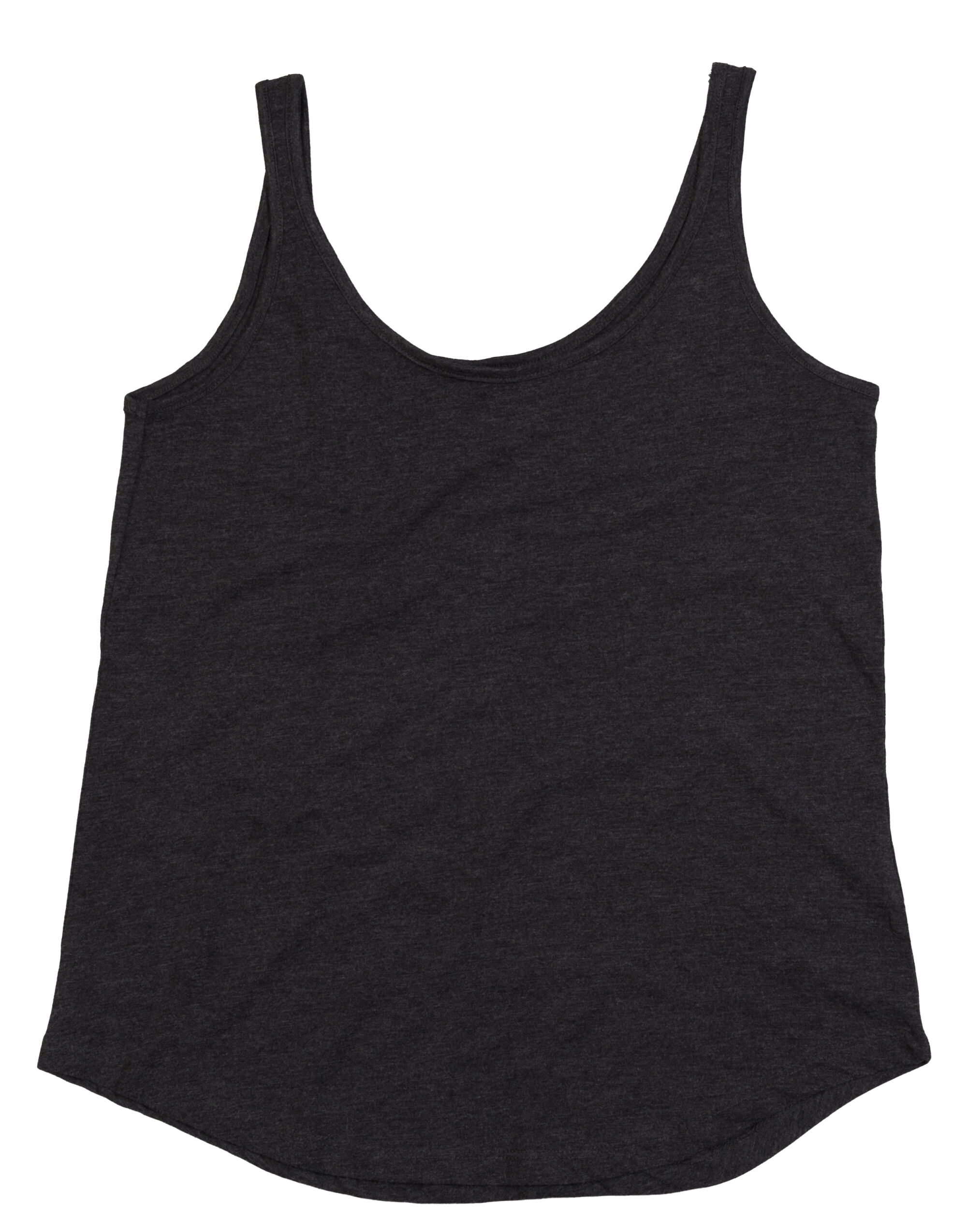 Charcoal Grey Melange Women’s Loose Fit Vest