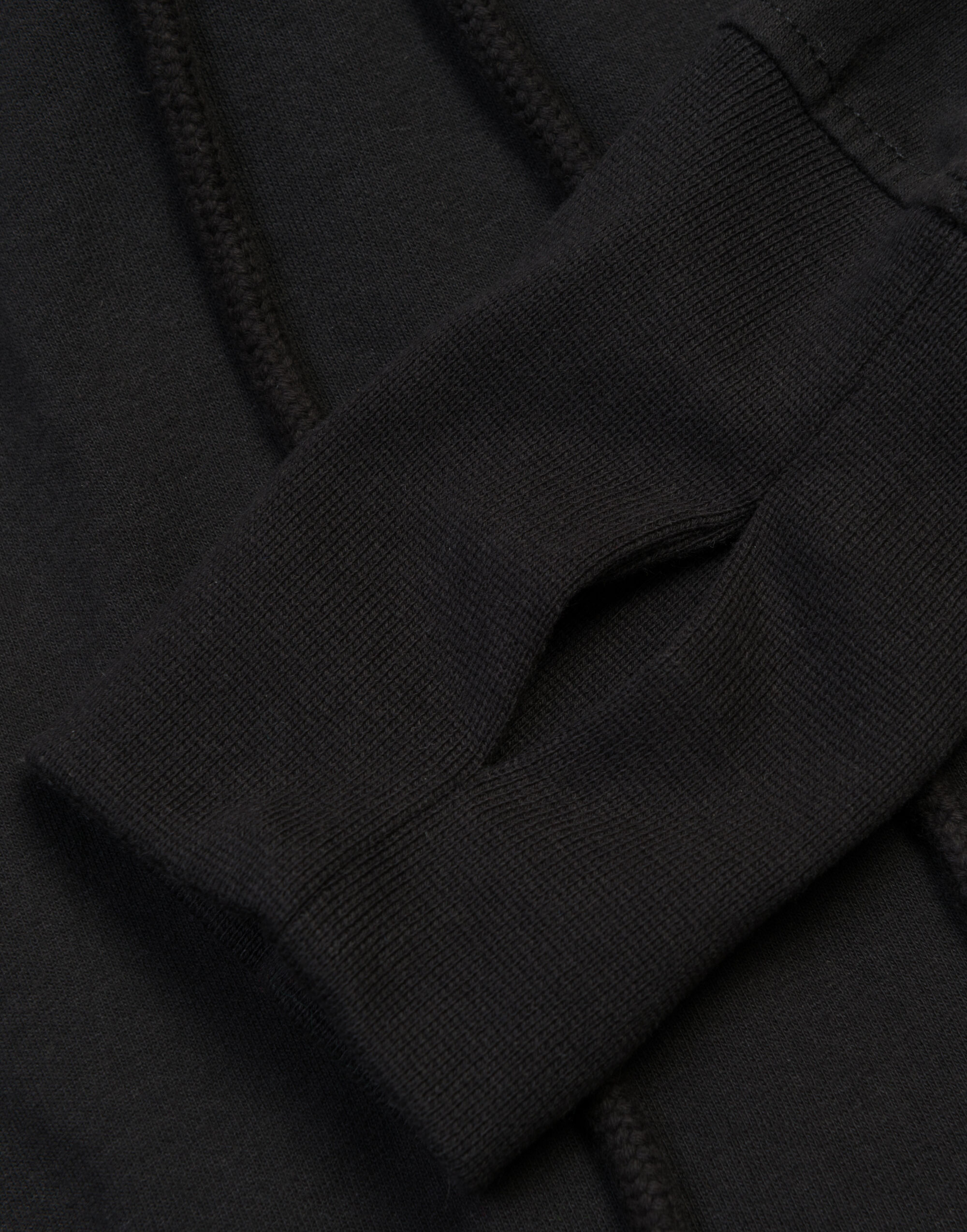 M140 Black Cropped Hoodie