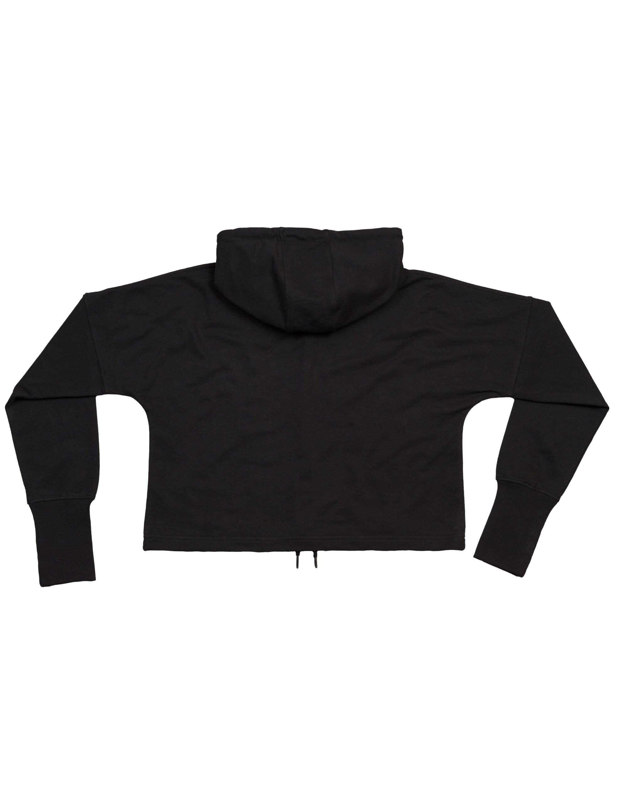 M140 Black Cropped Hoodie