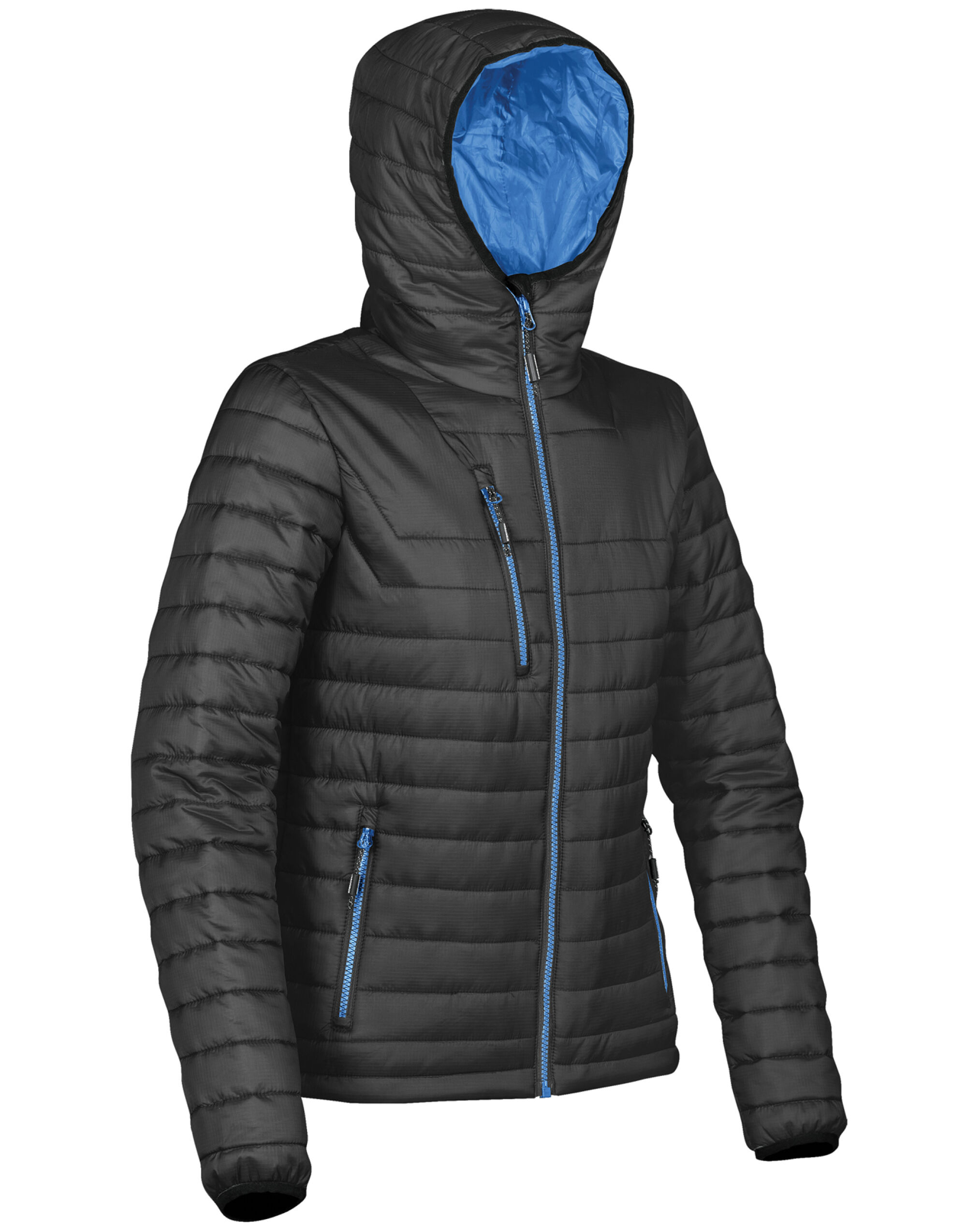 AFP-1W Women’s Gravity Thermal Jacket Black/ Marine Blue