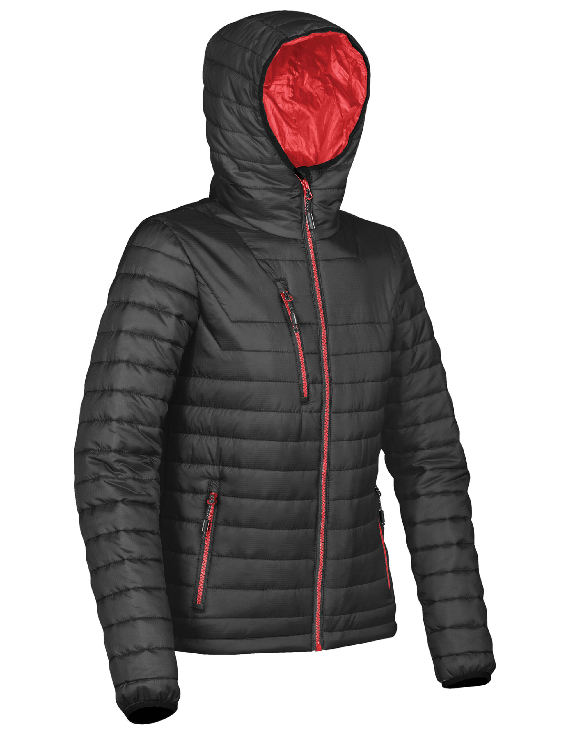AFP-1W Women’s Gravity Thermal Jacket Black/True Red