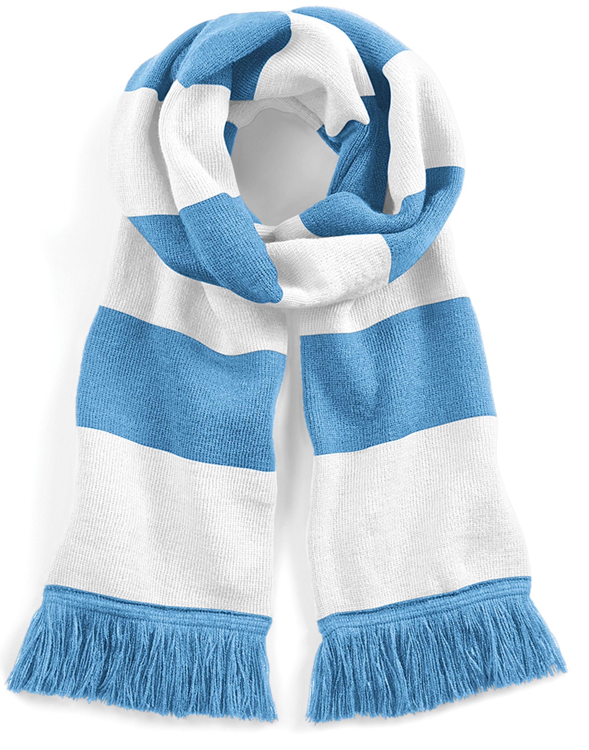 B479 Stadium Scarf Sky/White