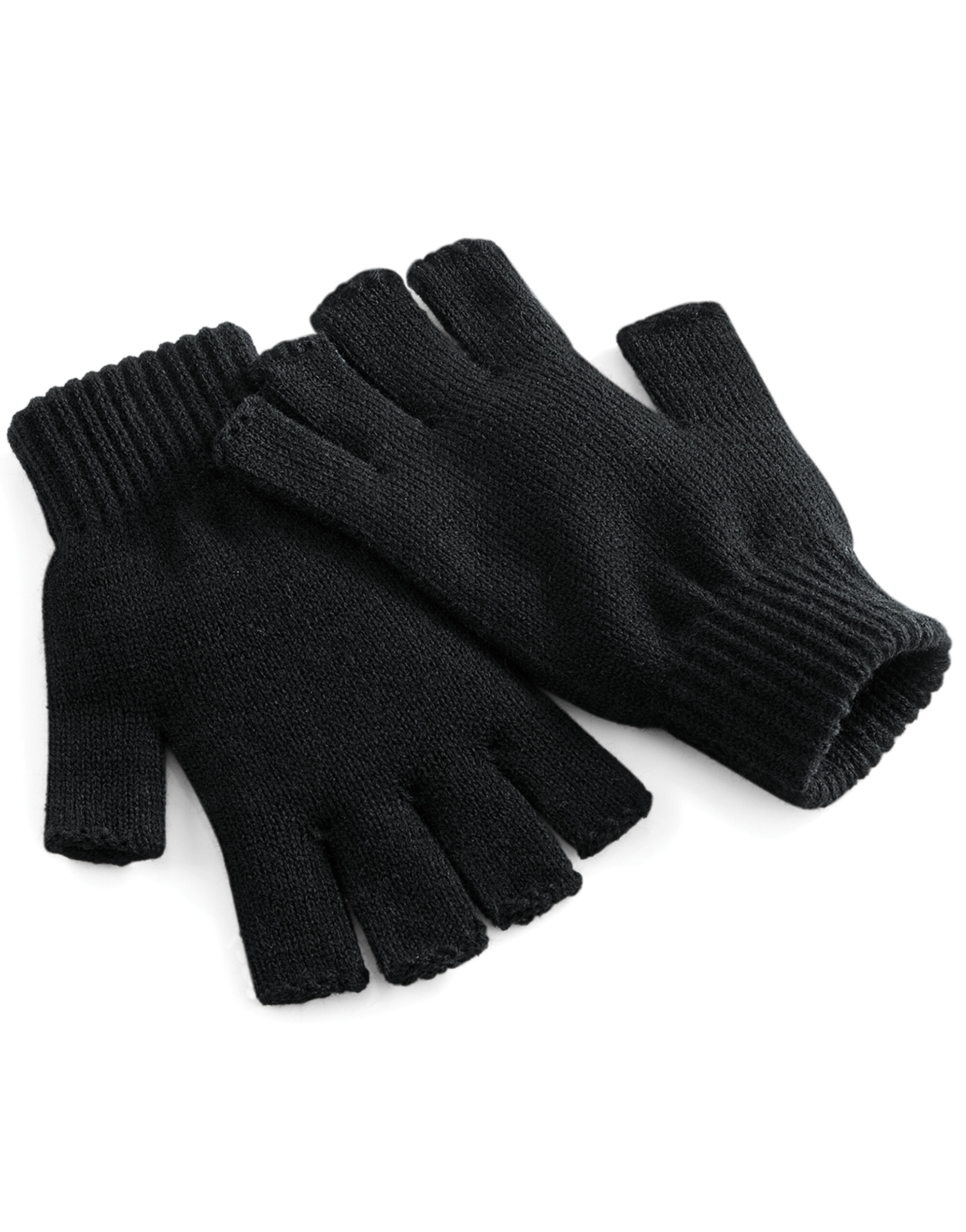 B491 Fingerless Gloves Black B491 Fingerless Gloves Black