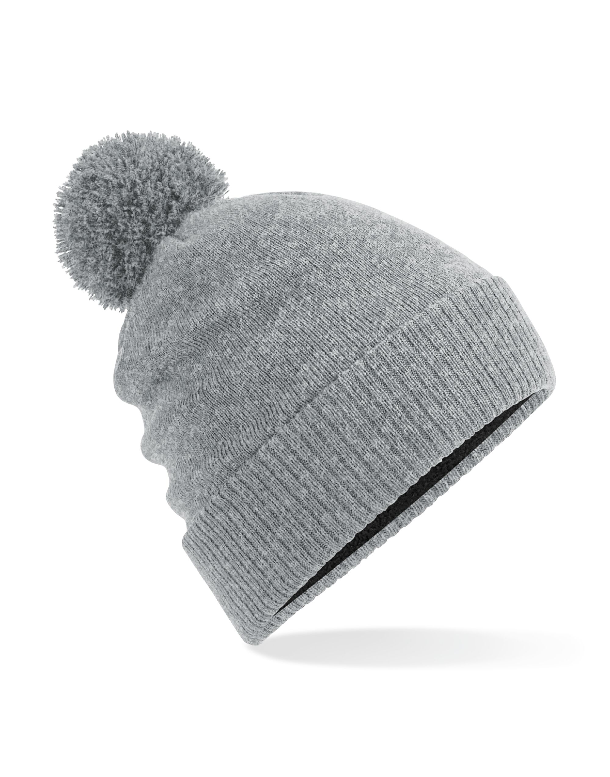 B502 Water Repellent Thermal Snowstar® Beanie Heather Grey