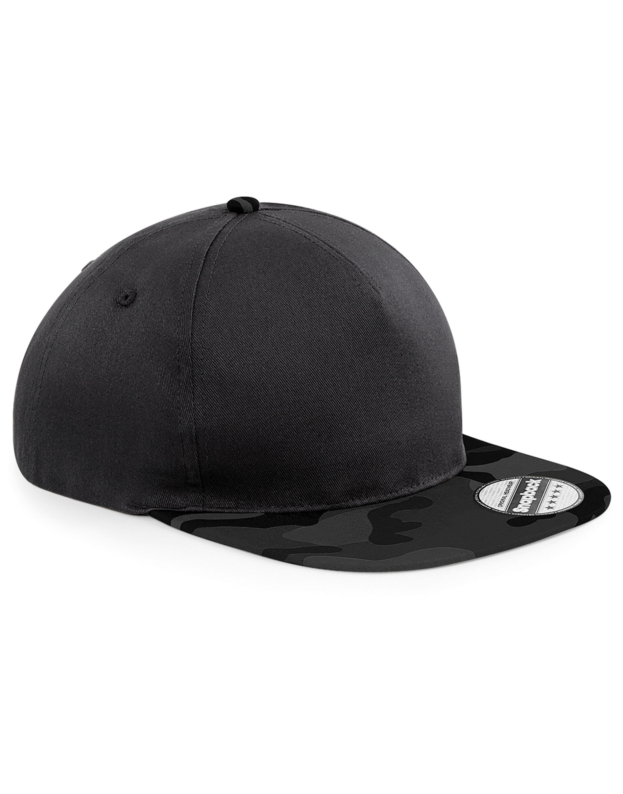 Black/Midnight Camo Camo Snapback